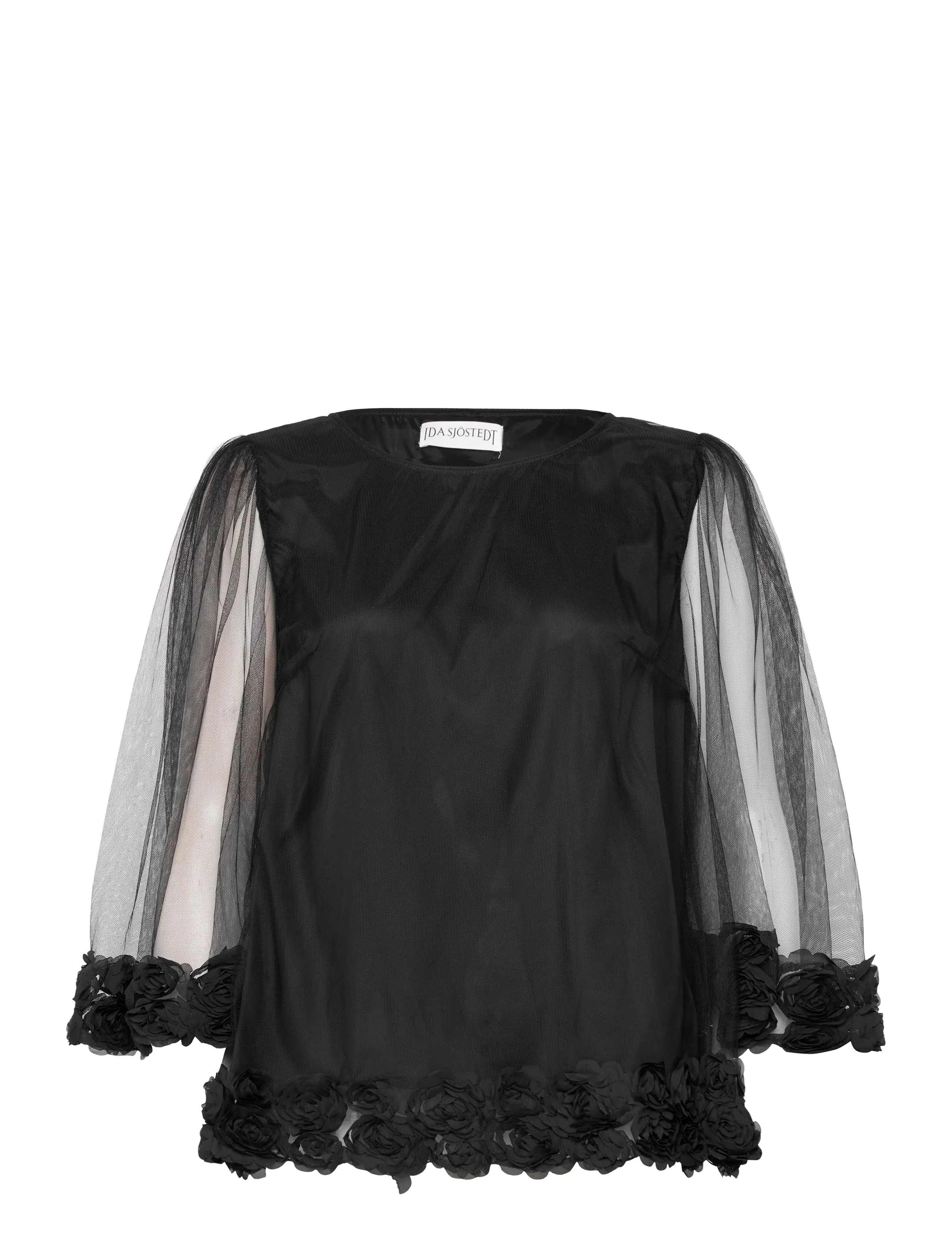 IDA SJÖSTEDT Istcarismarose Oberteil Schwarz - 38 - Damen