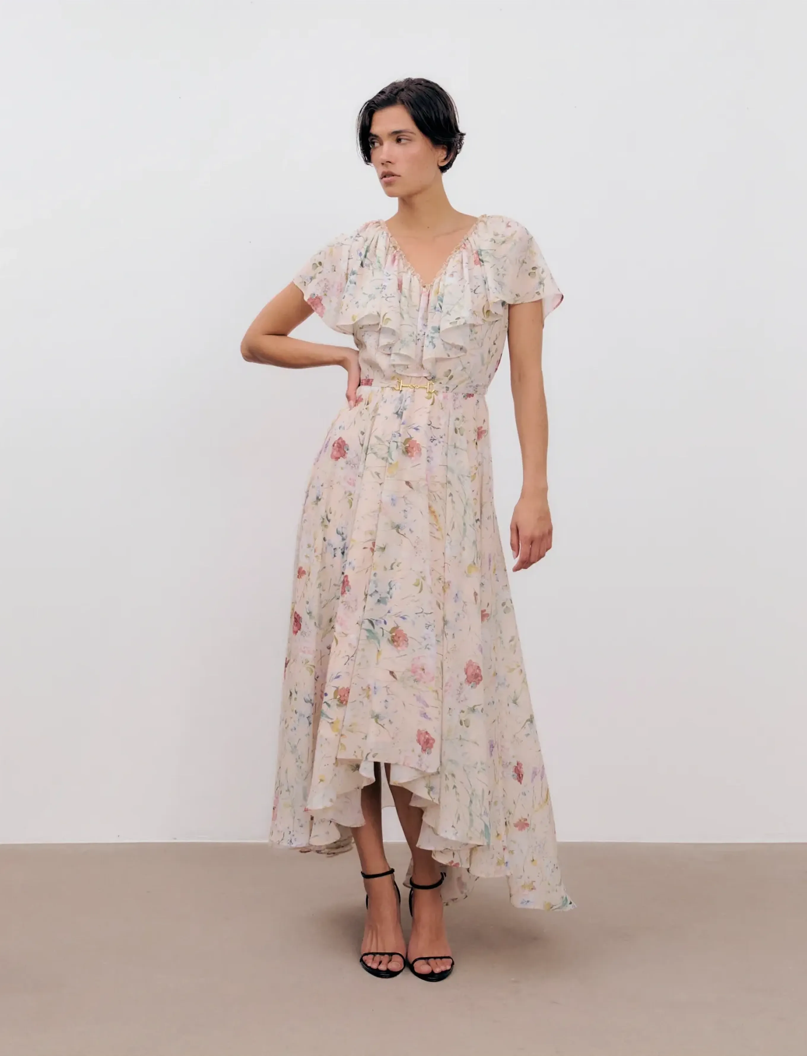 Ida Sjöstedt CAROLINE DRESS - Klänningar - DAINTY FLORAL / pink/rose