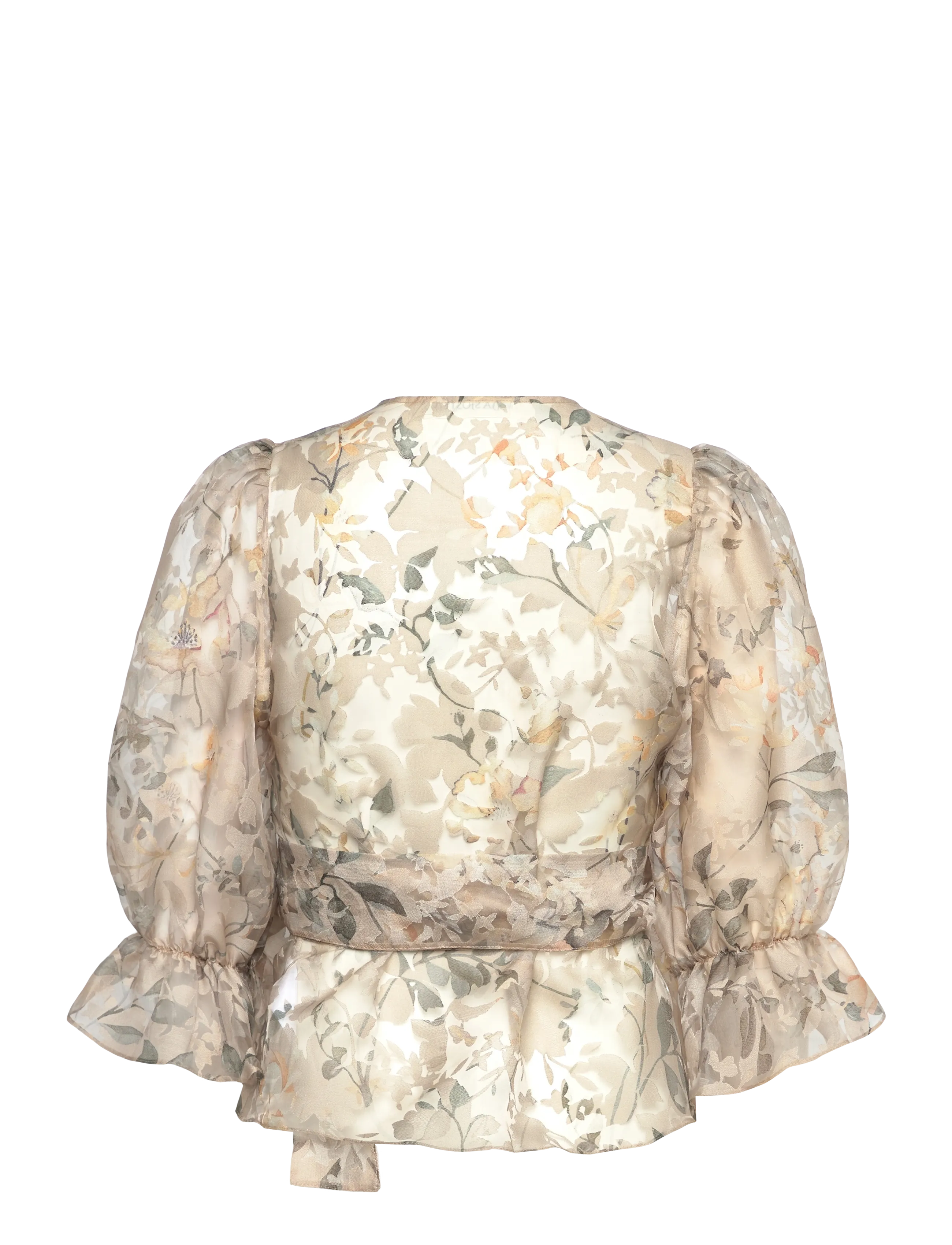 Ida Sjöstedt - BETH BLOUSE - kortærmede bluser - champagne meadow - 2