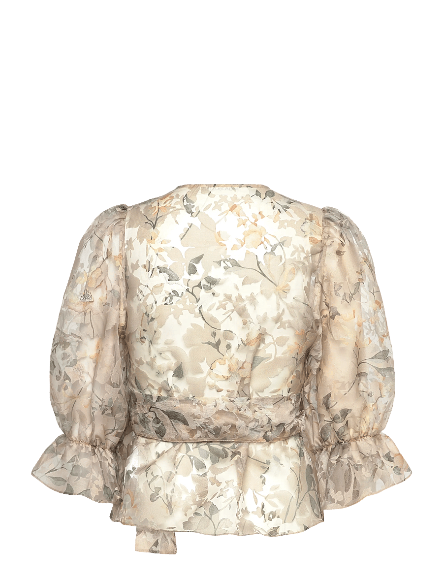 Ida Sjöstedt - BETH BLOUSE - blusen mit dreiviertelärmel - champagne meadow - 2