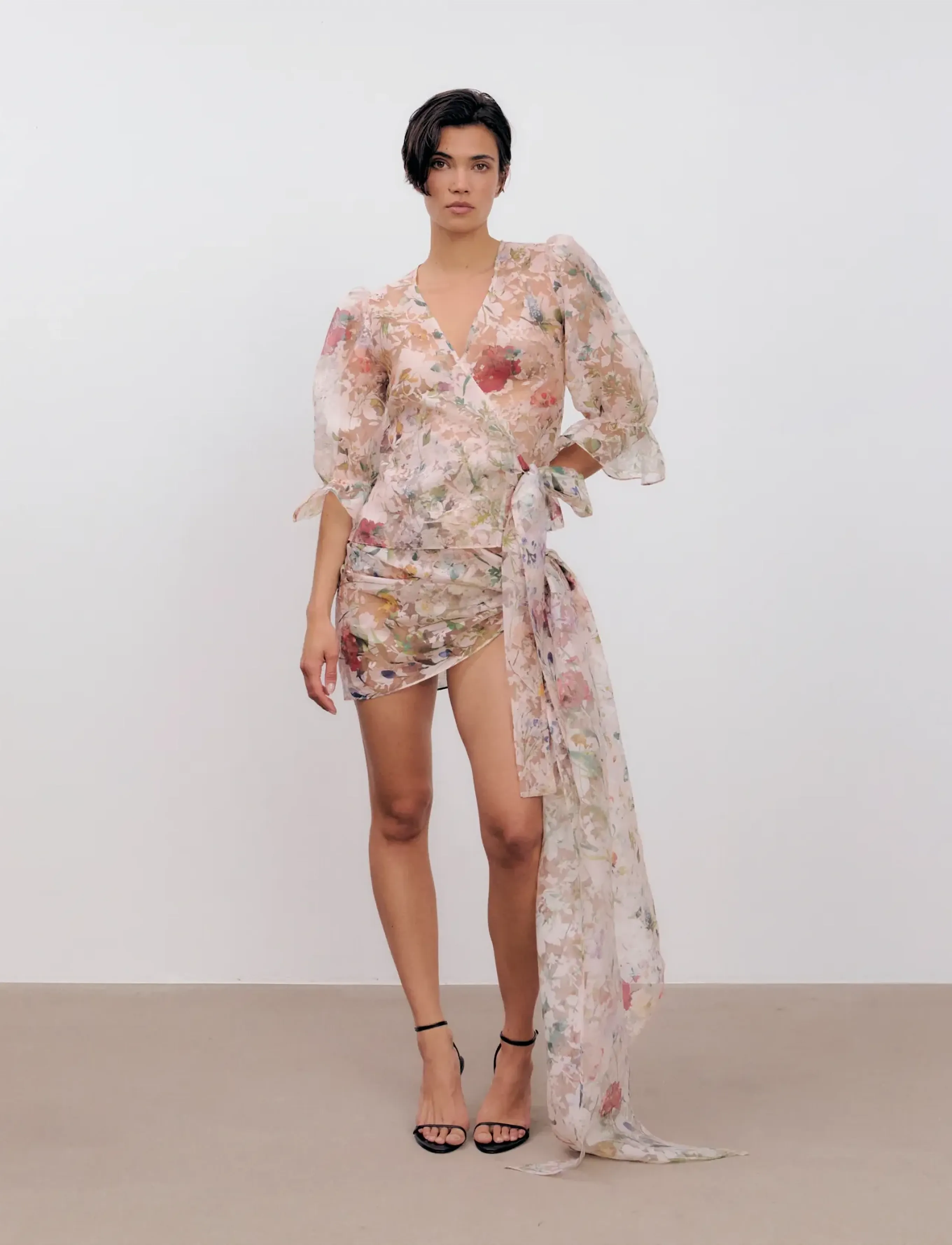 Ida Sjöstedt BETH BLOUSE - Ida Sjöstedt - DAINTY FLORAL / pink/rose