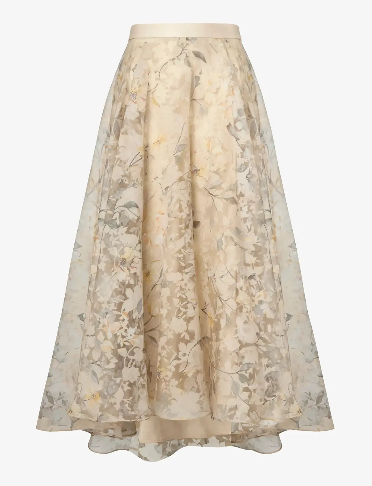 Ida Sjöstedt - GARDENIA SKIRT - maksiseelikud - champagne meadow - 1