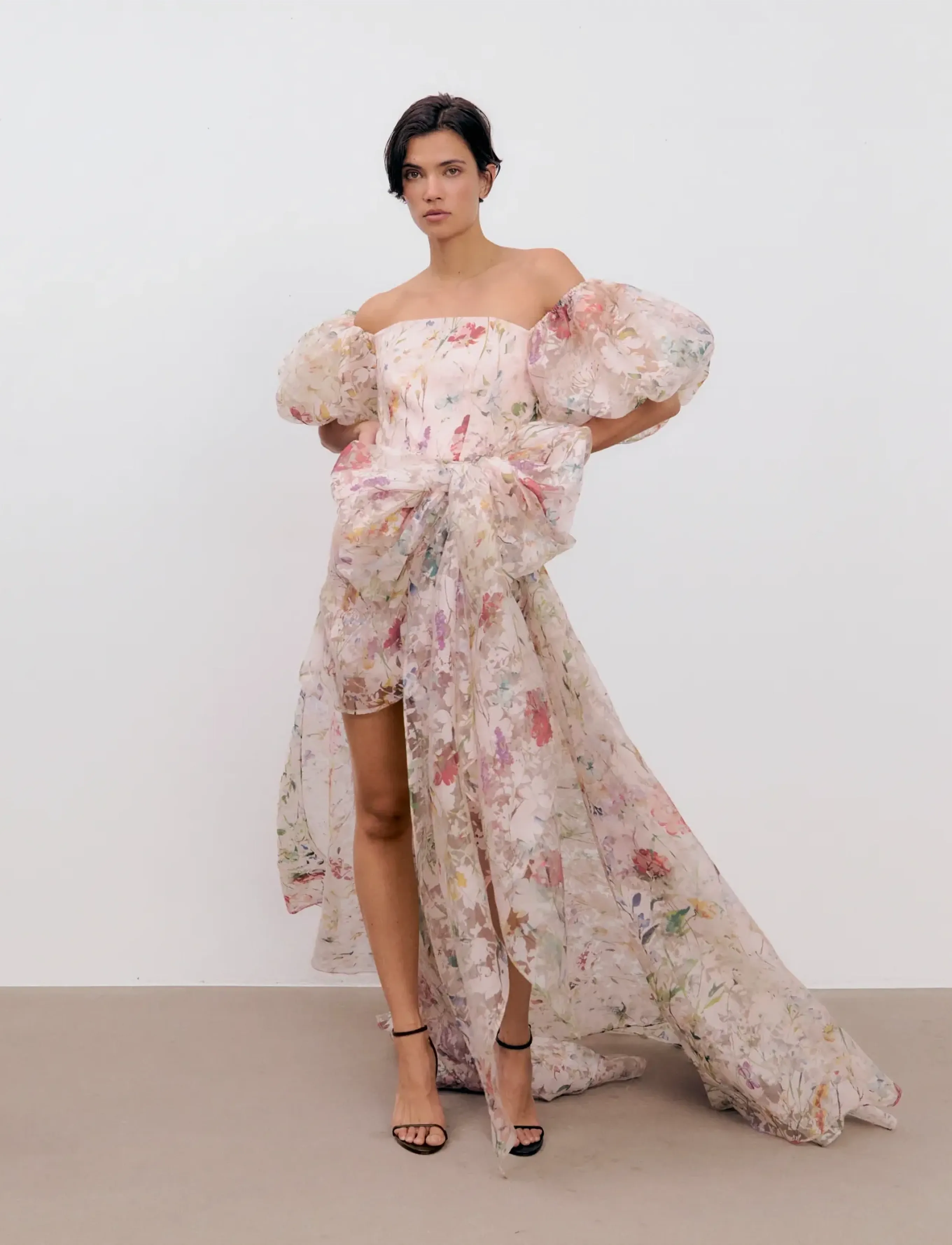Ida Sjöstedt TIFFANY GOWN - Tøj - DAINTY FLORAL / pink/rose