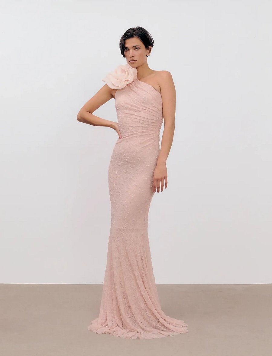 Ida Sjöstedt - LIVIA DRESS - aftenkjoler - powder pink - 0