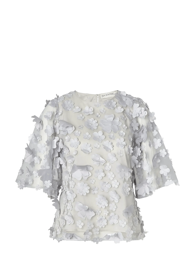 Ida Sjöstedt - MARION TOP - t-shirts - pearl blue - 1