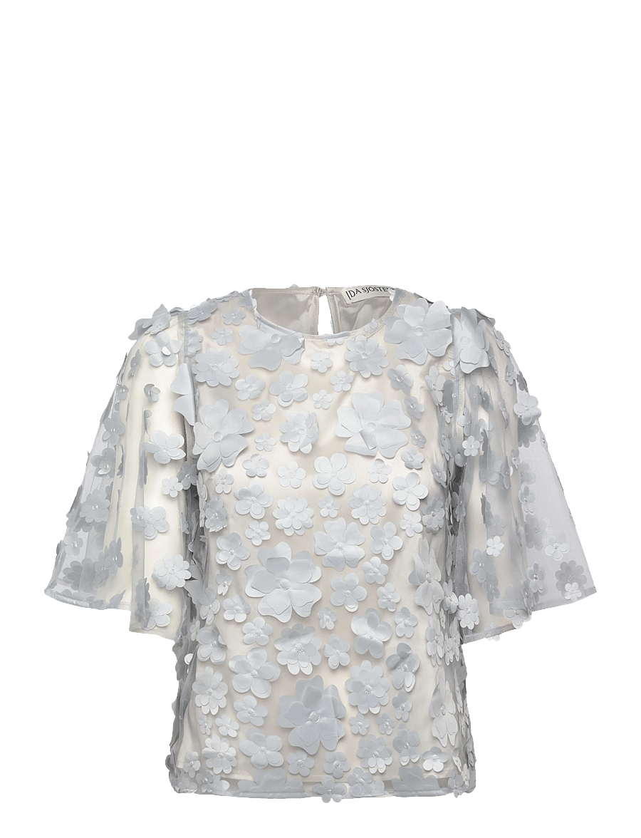 Ida Sjöstedt - MARION TOP - t-shirts - pearl blue - 1