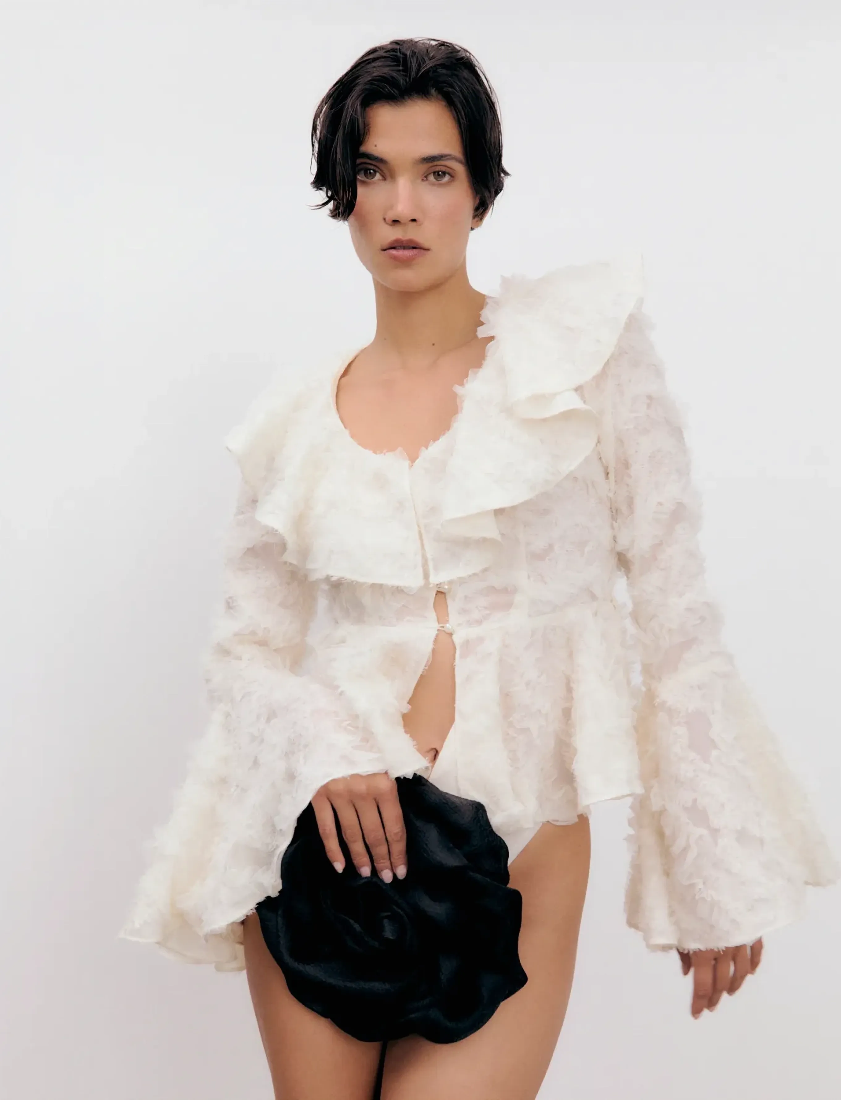 Ida Sjöstedt DESIREE BLOUSE - Ida Sjöstedt - CREAM WHITE / cream