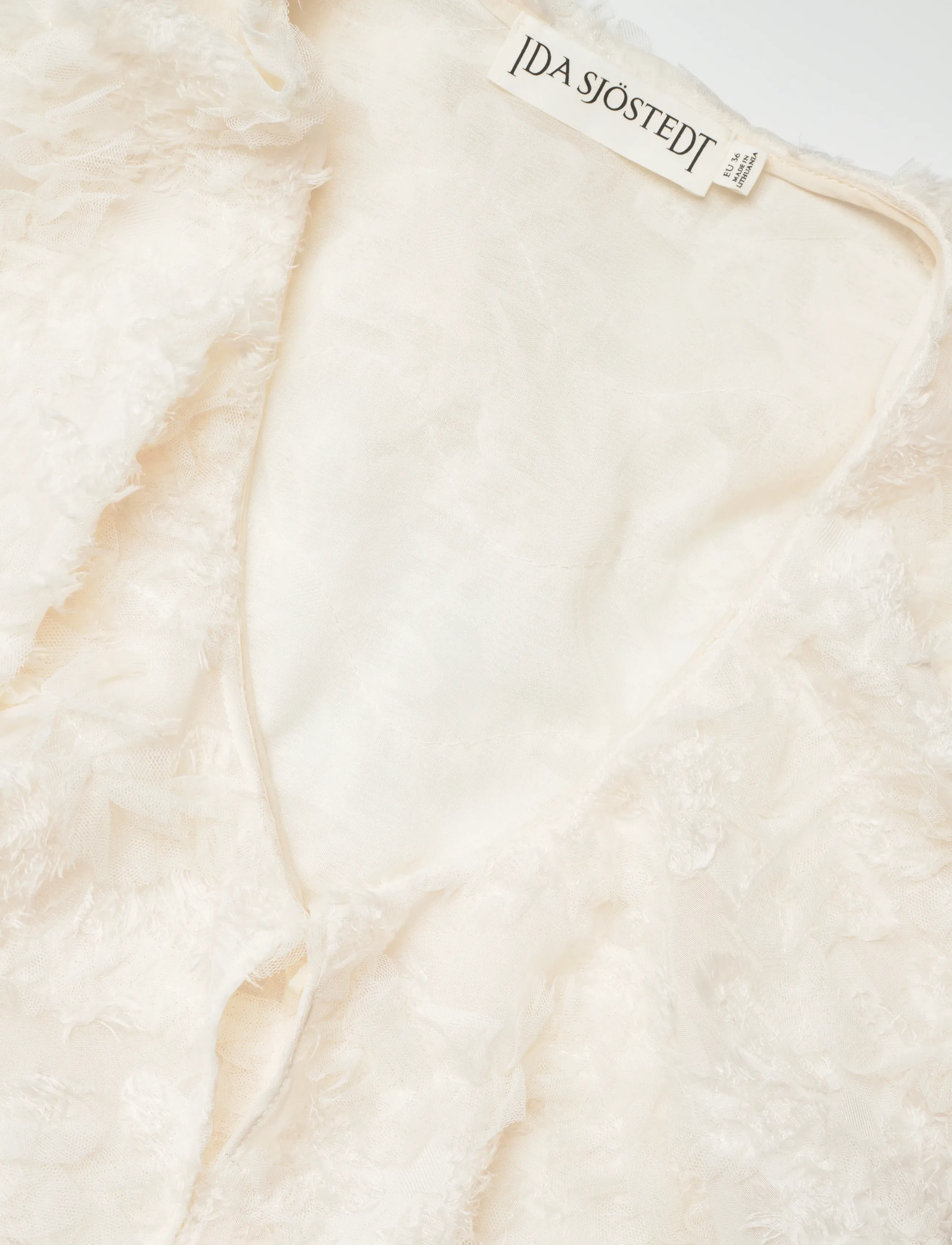 Ida Sjöstedt - DESIREE BLOUSE - pikkade varrukatega pluusid - cream white - 3