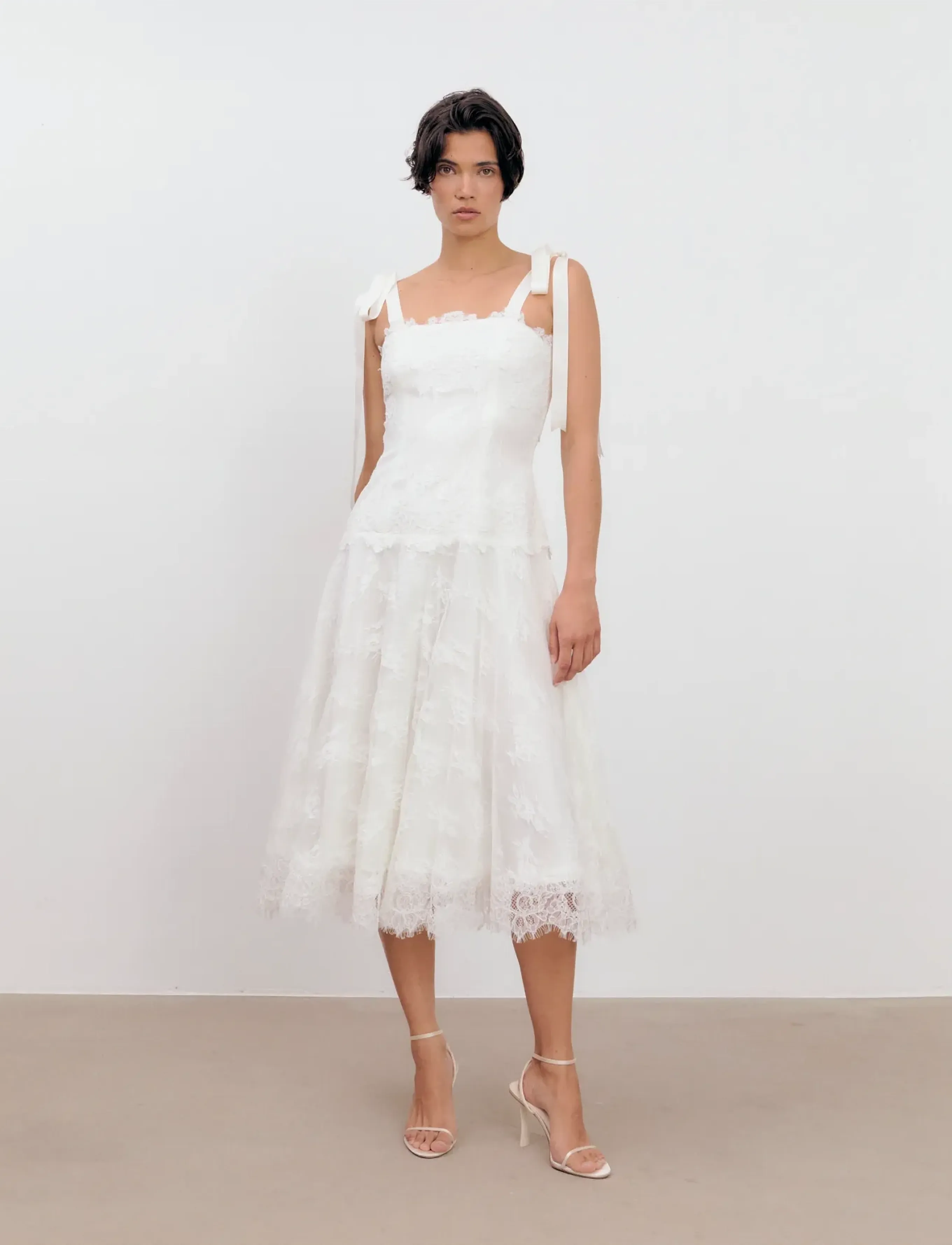 Ida Sjöstedt Bella Dress, 44, Cream, Designere > Bridal Dresses, Dame