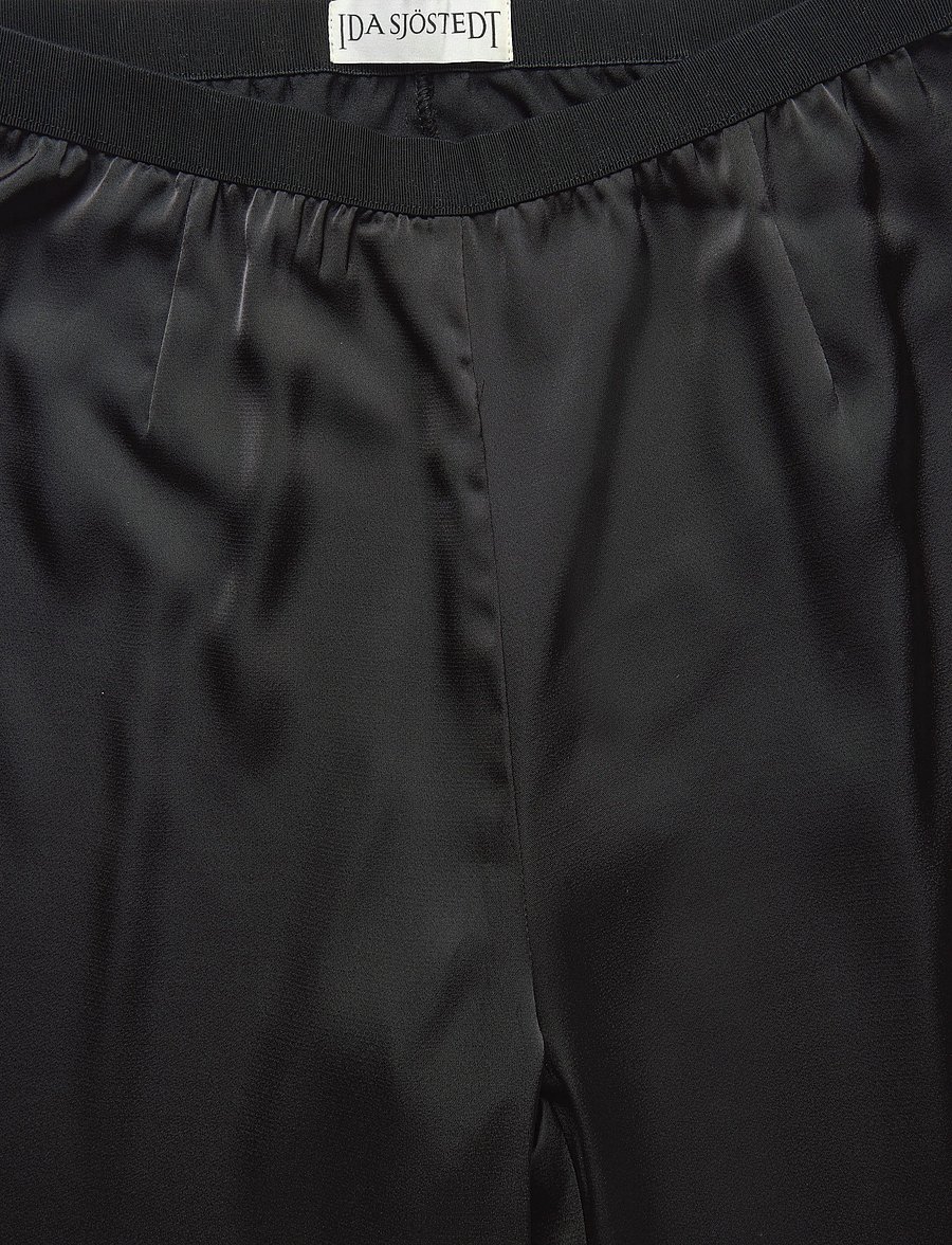 Ida Sjöstedt - MIRREN TROUSERS - utsvängda byxor - black - 3