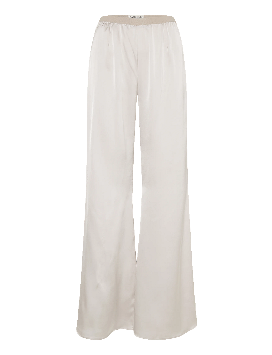 Ida Sjöstedt - MIRREN TROUSERS - schlaghosen - crystal gray - 1