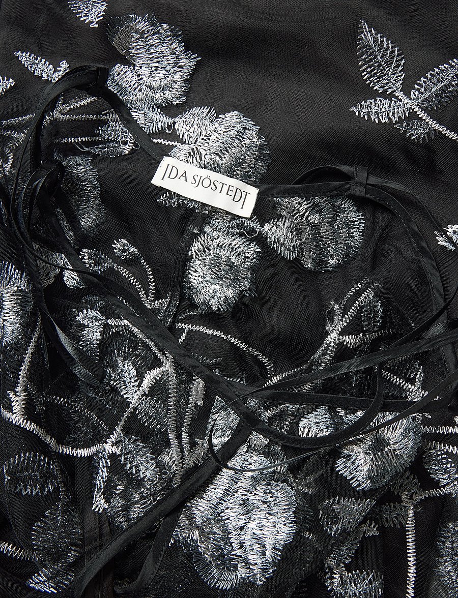 Ida Sjöstedt - EVANGELINE DRESS - aftonklänningar - grey floral (with slip) - 4