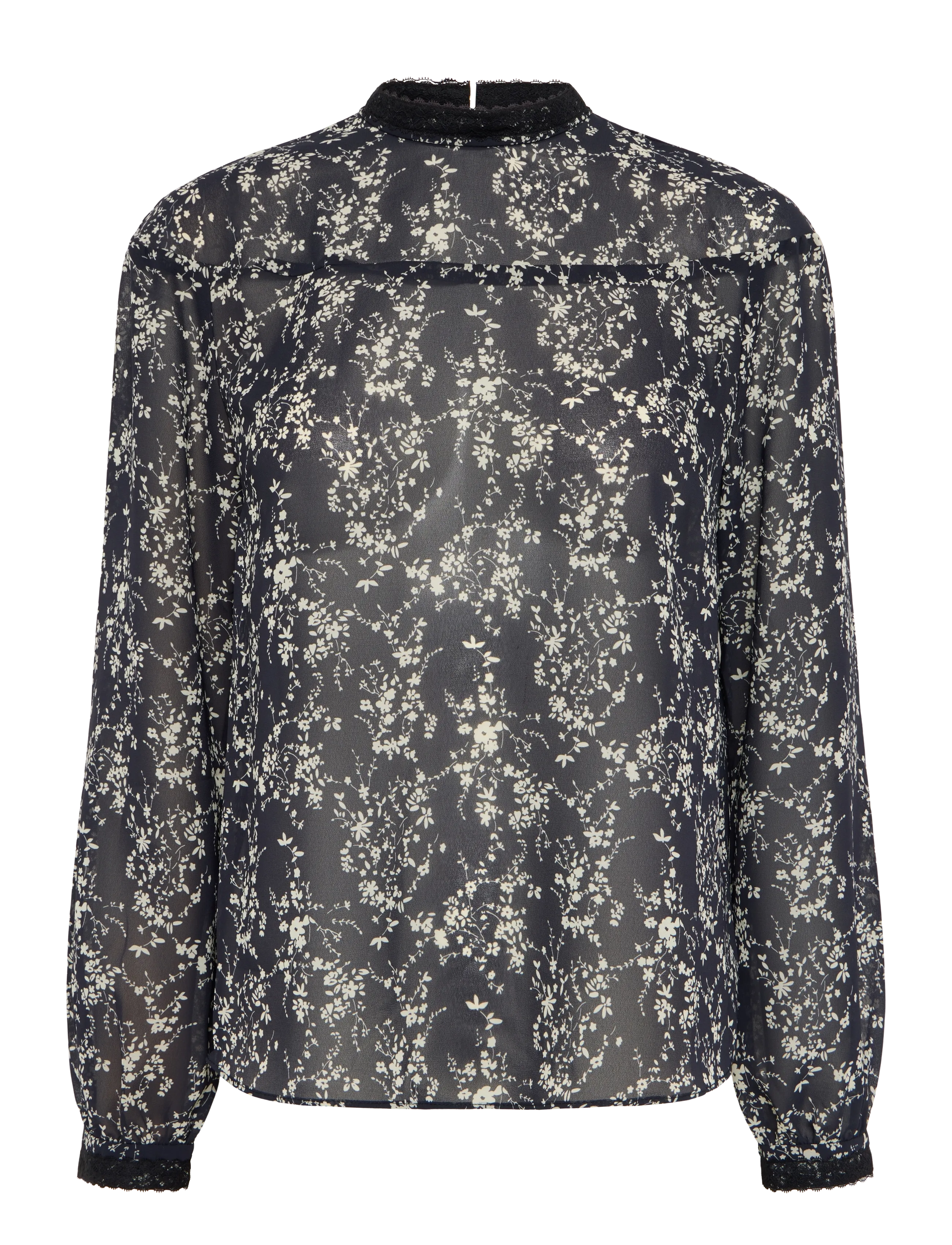 Ida Sjöstedt HURRICANE BLOUSE - Rootsi kaubamärgid - BLACK FLORAL / black