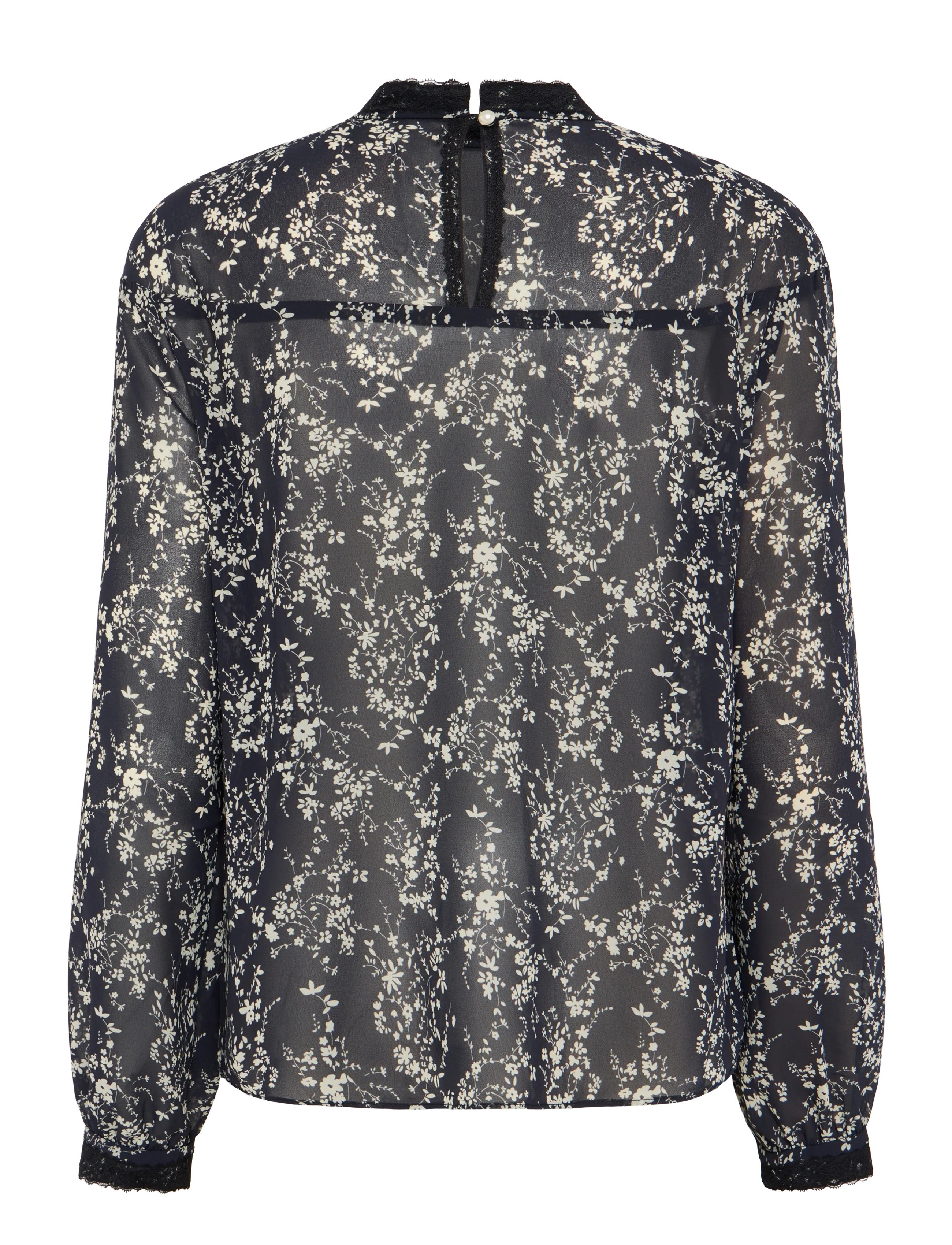 Ida Sjöstedt - HURRICANE BLOUSE - black floral - 2
