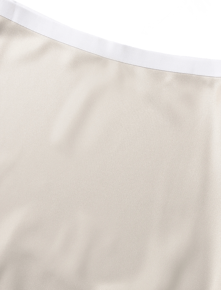 Ida Sjöstedt - ANA SKIRT - satinnederdele - beige - 3