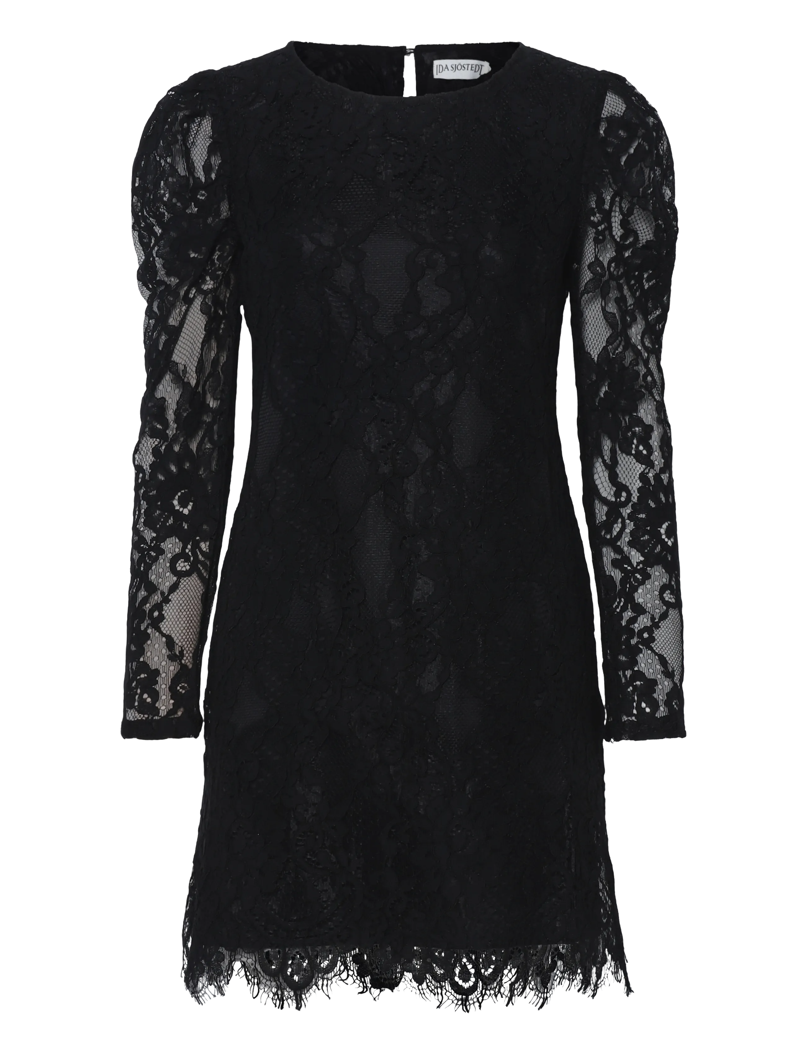 Ida Sjöstedt - KAIA DRESS - spetsklänningar - black lace - 1
