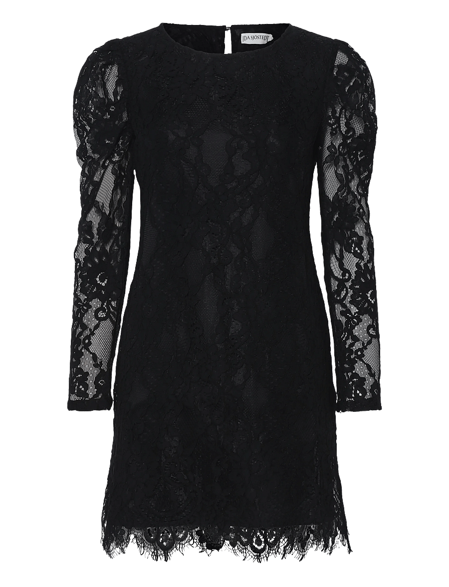 Ida Sjöstedt - KAIA DRESS - spetsklänningar - black lace - 1