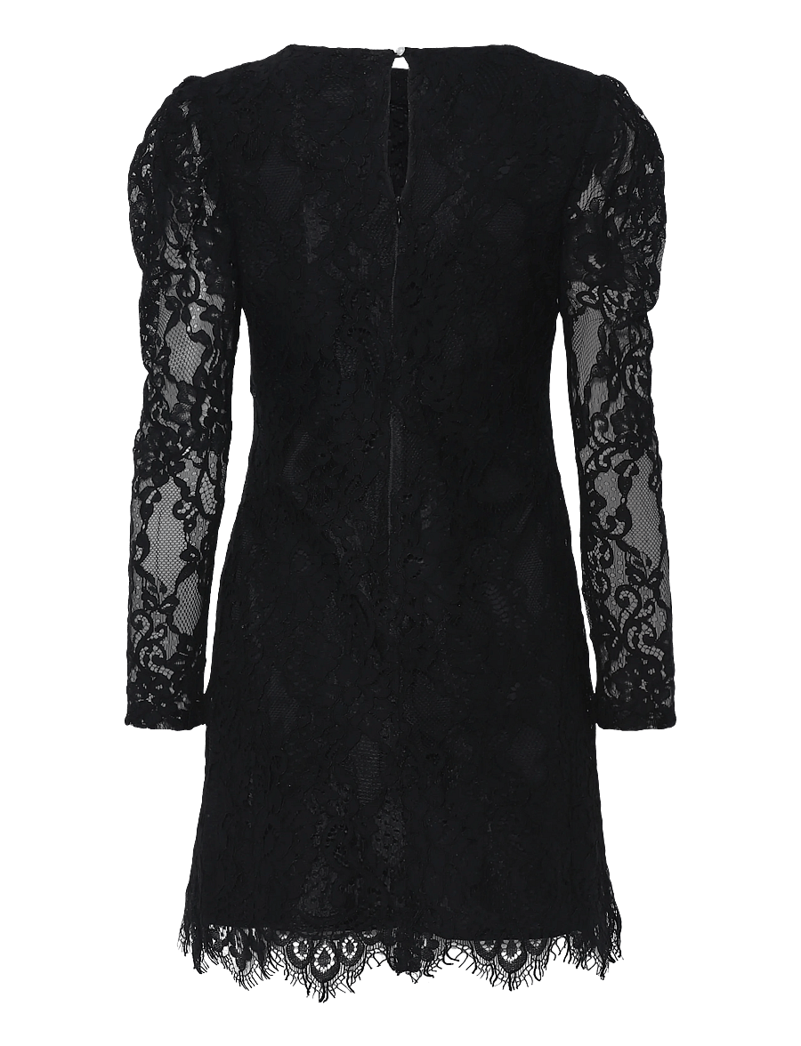 Ida Sjöstedt - KAIA DRESS - spetsklänningar - black lace - 2