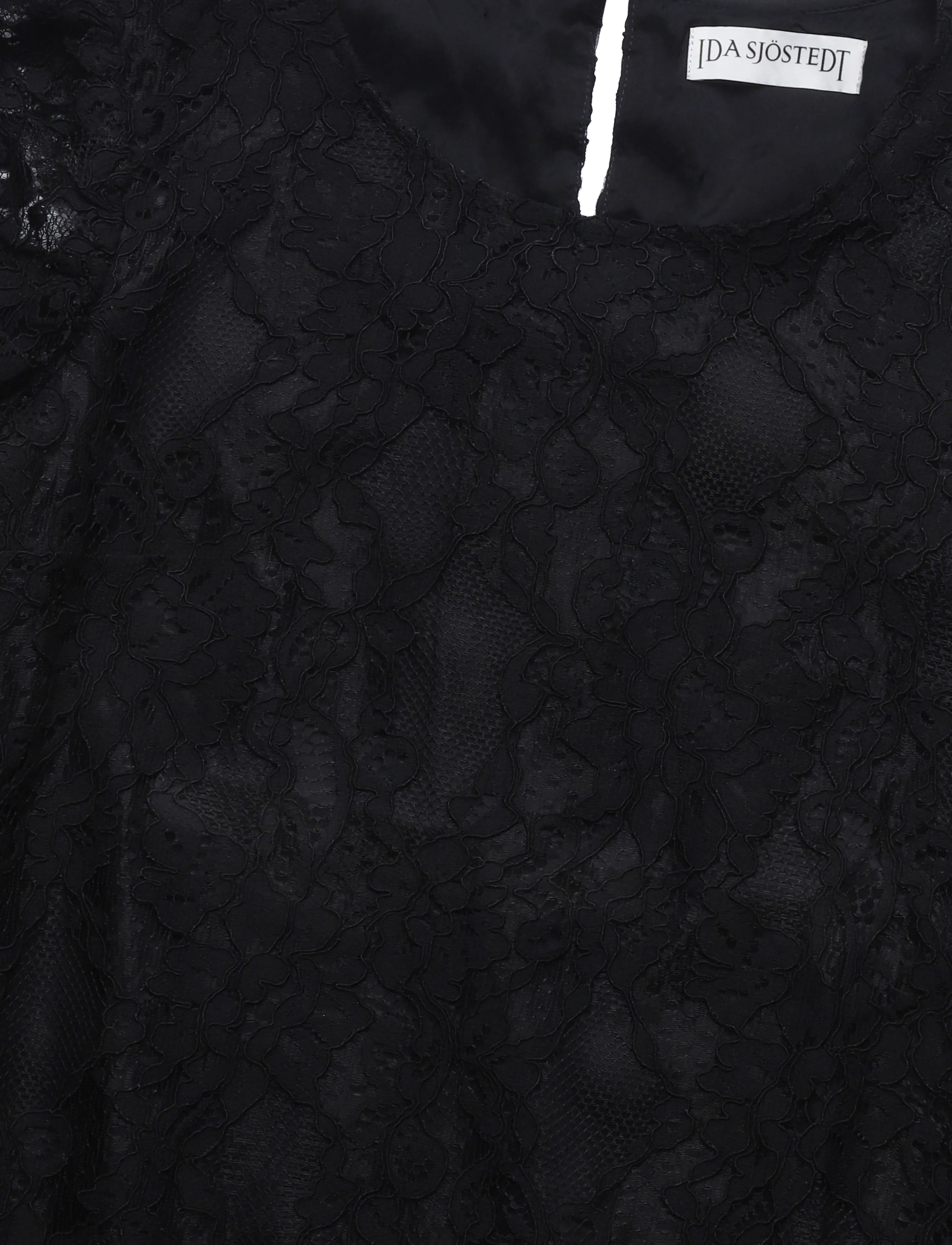 Ida Sjöstedt - KAIA DRESS - spetsklänningar - black lace - 3