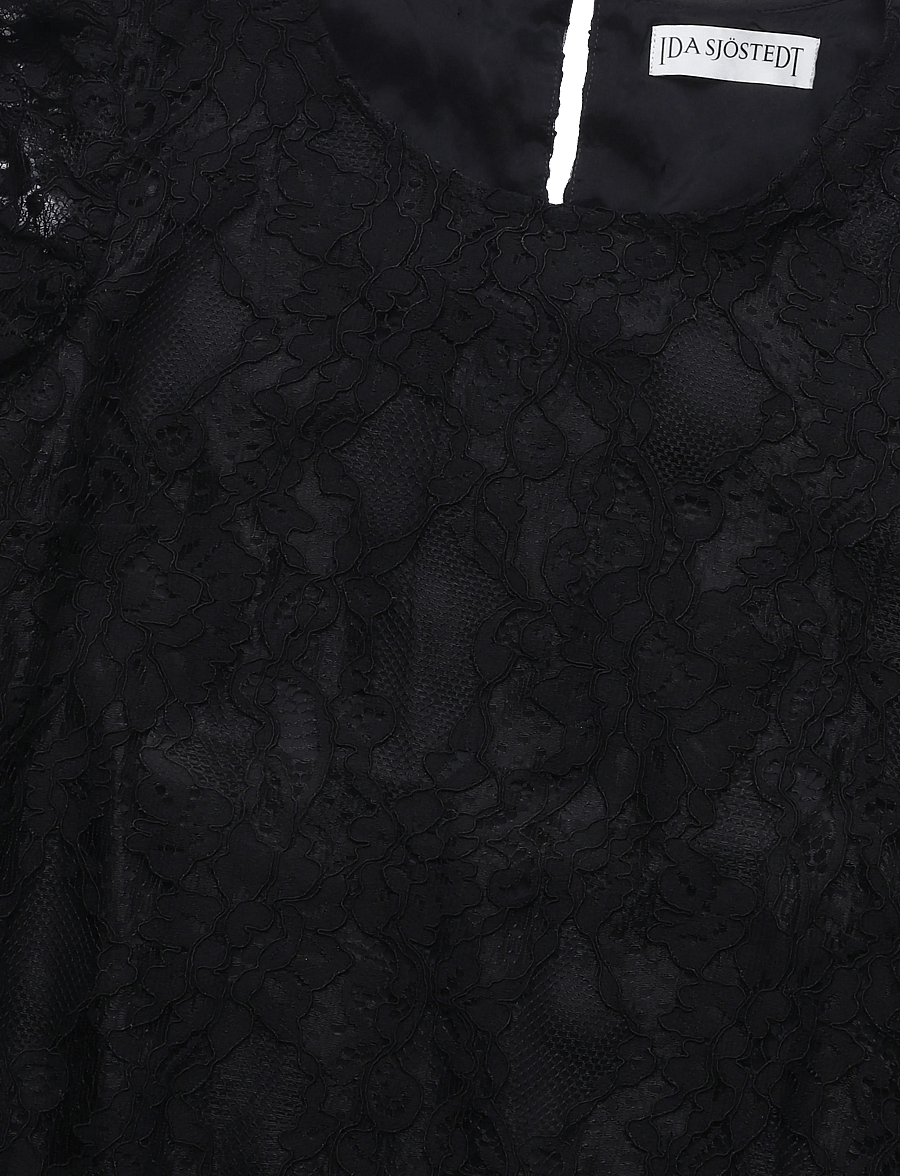 Ida Sjöstedt - KAIA DRESS - spetsklänningar - black lace - 3