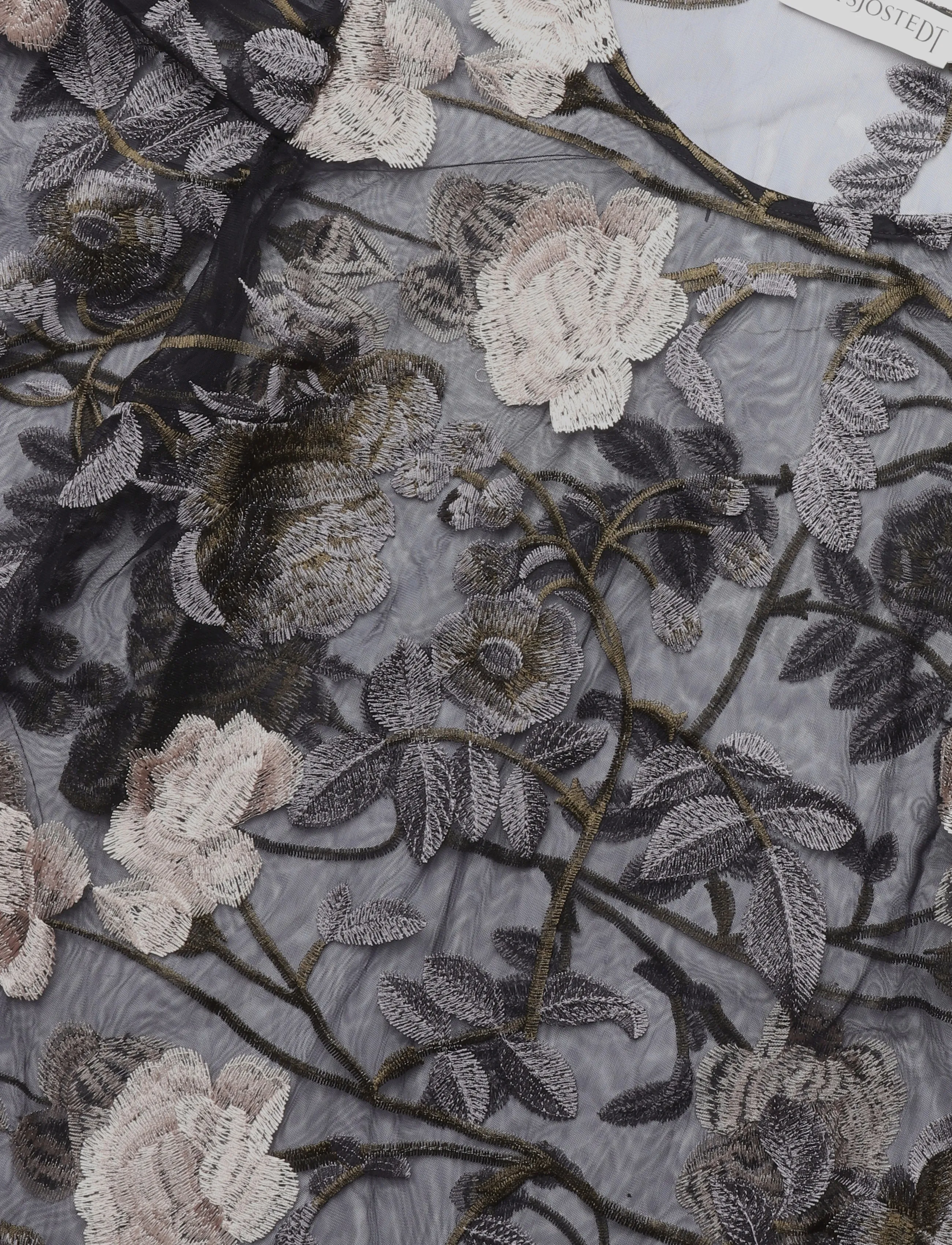 Ida Sjöstedt - MAXINE TOP - langärmlige tops - grey floral - 3