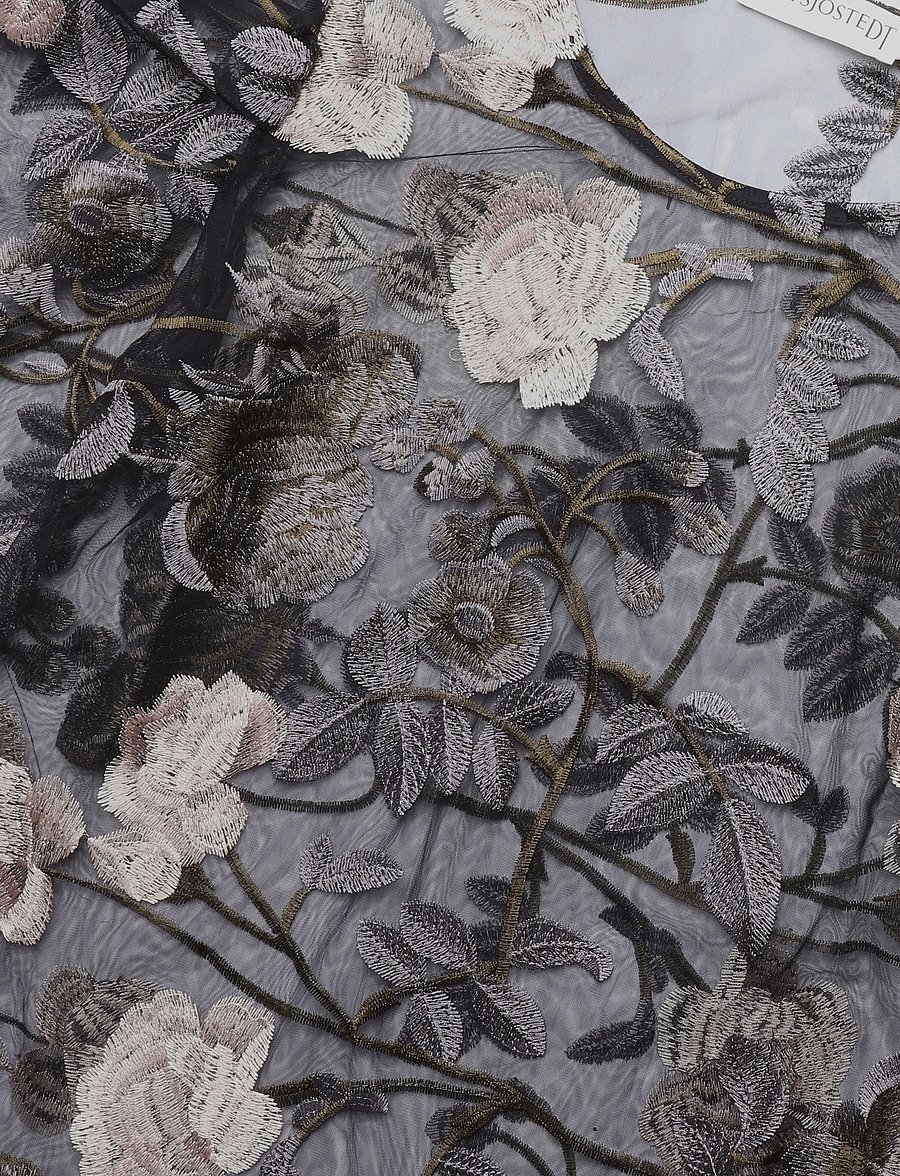 Ida Sjöstedt - MAXINE TOP - langärmlige tops - grey floral - 3