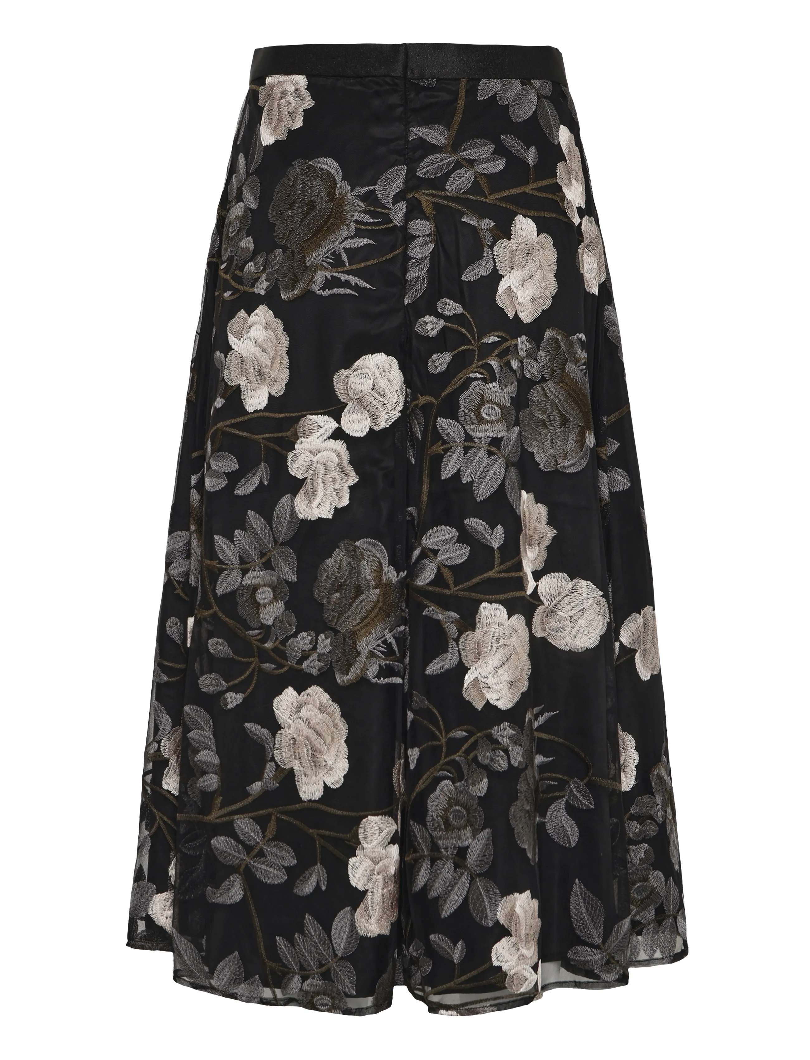 Ida Sjöstedt - RAVEN SKIRT - midi kjolar - grey floral - 2
