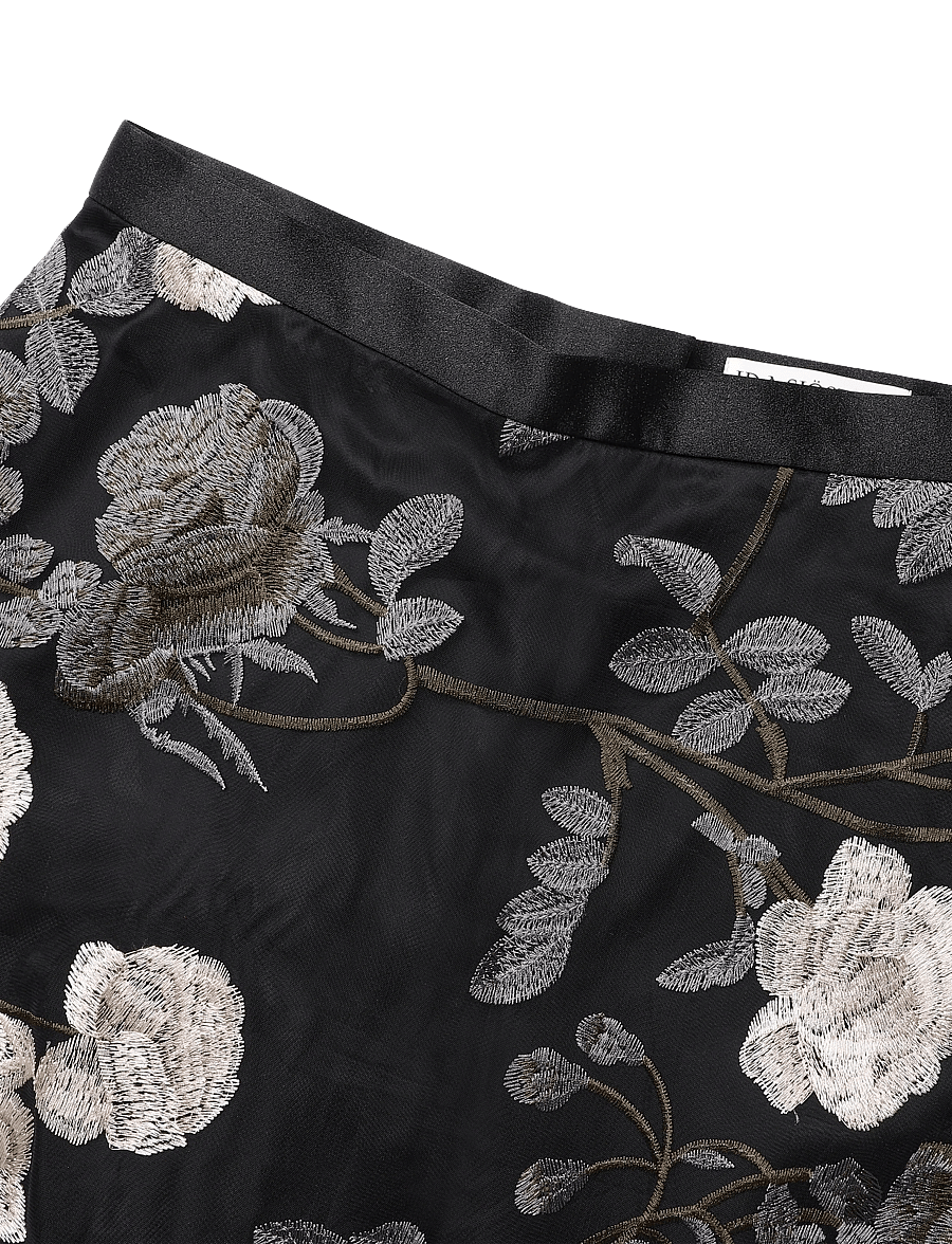 Ida Sjöstedt - RAVEN SKIRT - midi kjolar - grey floral - 3