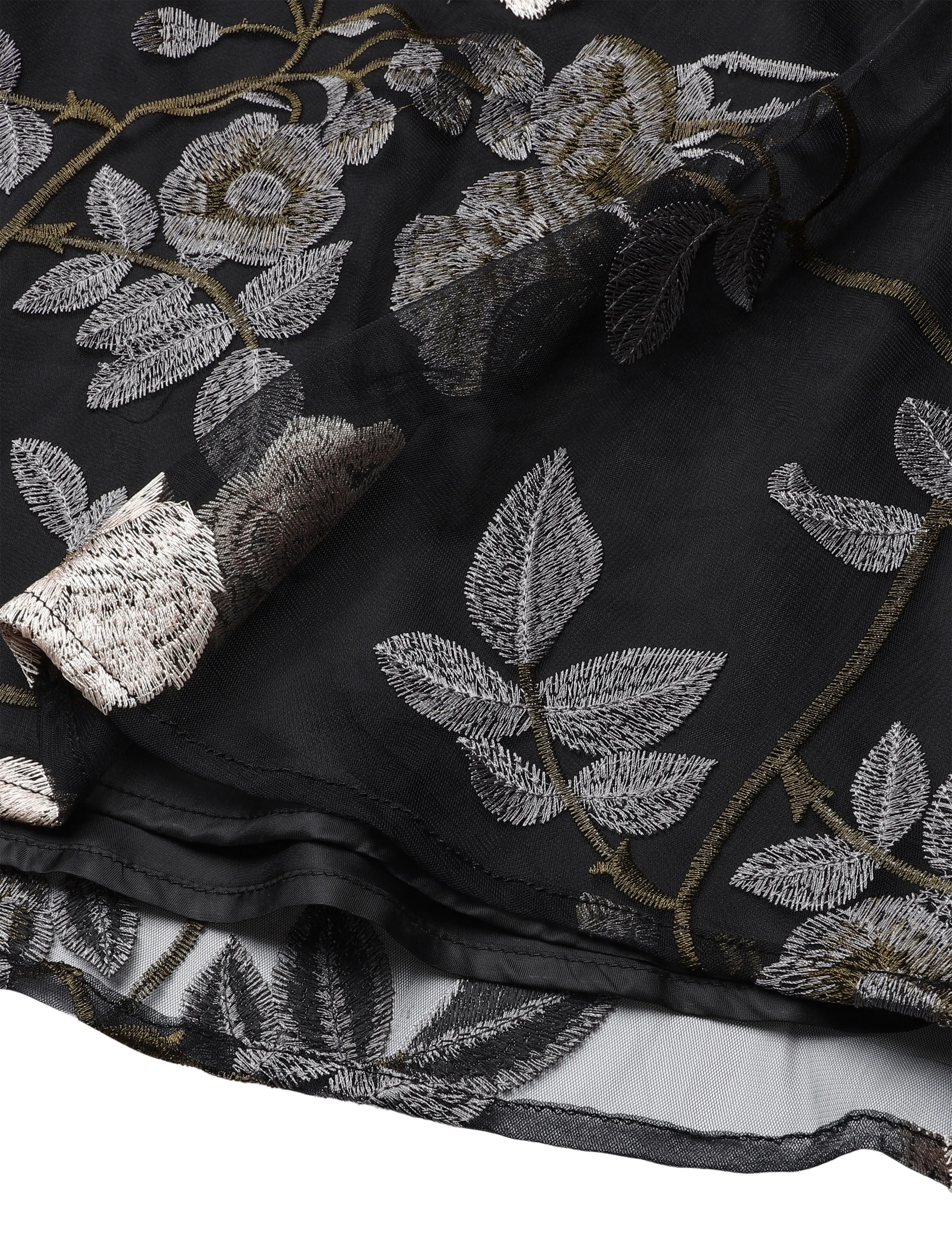 Ida Sjöstedt - RAVEN SKIRT - midi kjolar - grey floral - 4