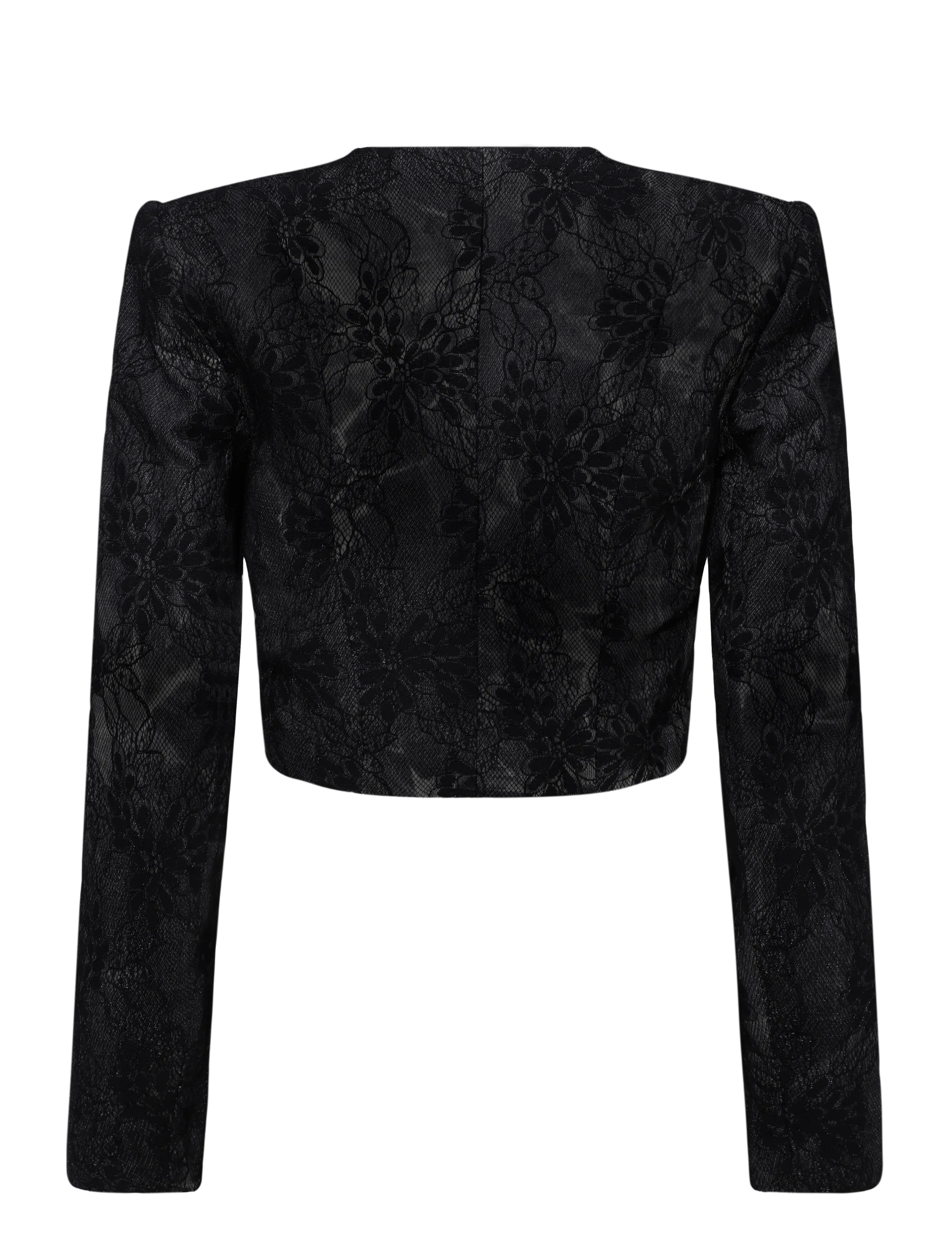 Ida Sjöstedt - FAYE JACKET - cropped-blazer - black tie dye - 2