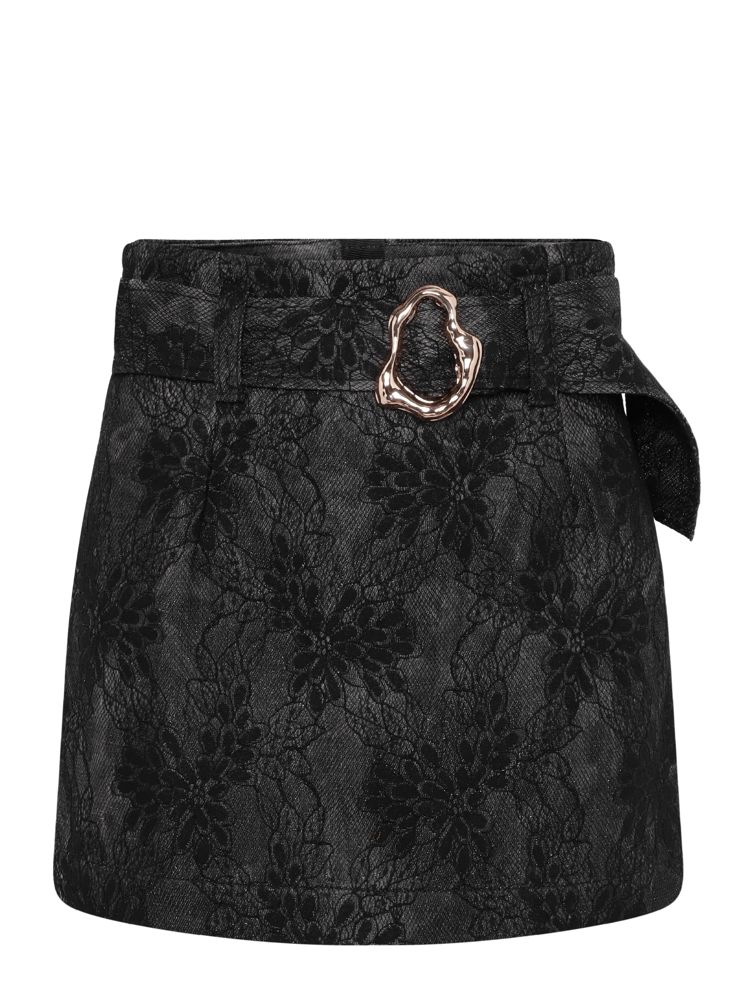 Ida Sjöstedt VERONICA SKIRT - Modetrends - BLACK TIE DYE / black