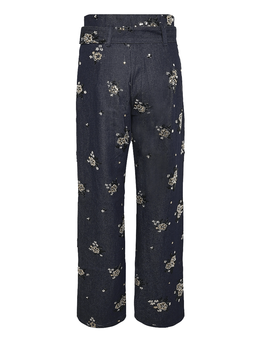 Ida Sjöstedt - SANDOVAL TROUSERS - hose mit geradem bein - dark blue - 2