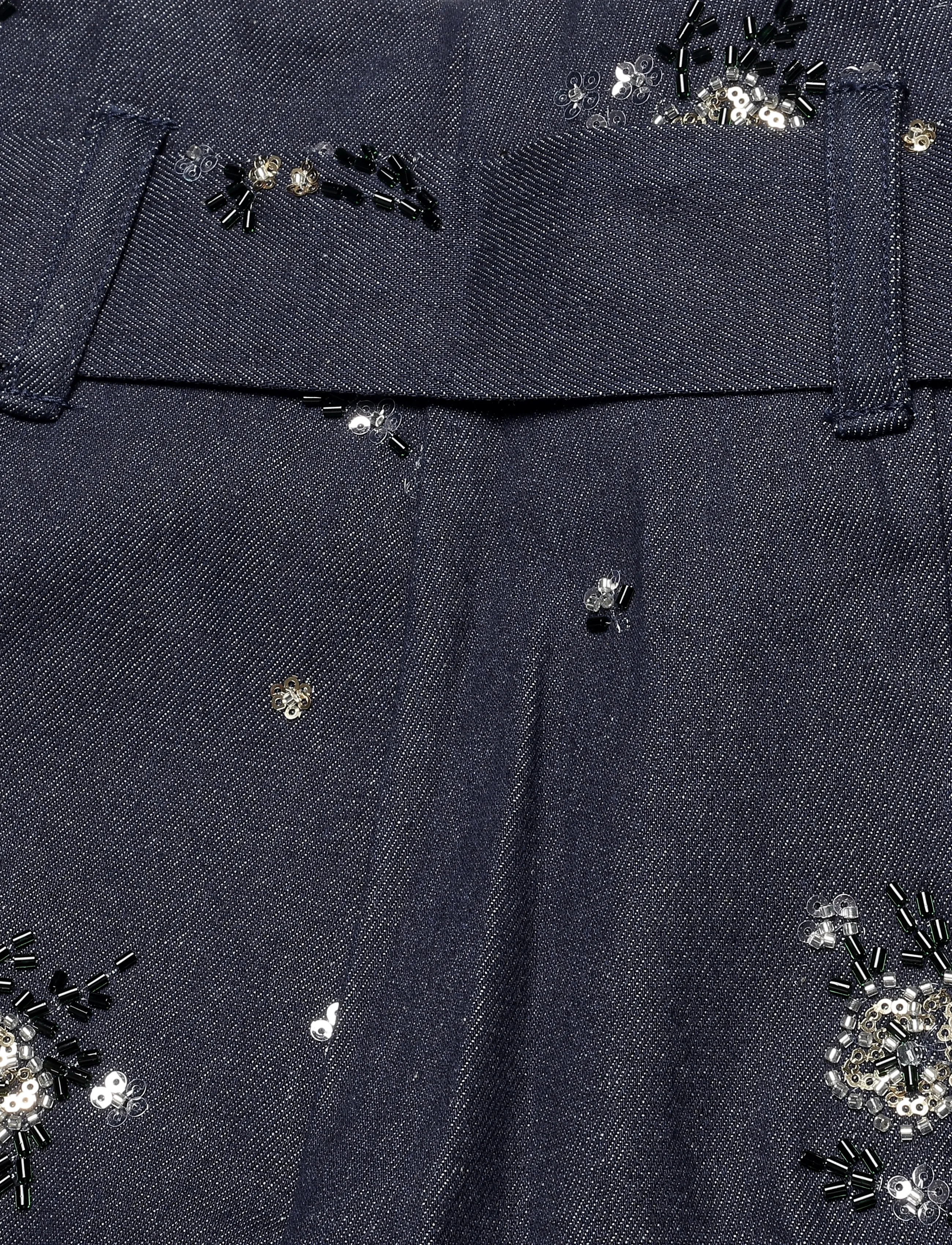 Ida Sjöstedt - SANDOVAL TROUSERS - hose mit geradem bein - dark blue - 3