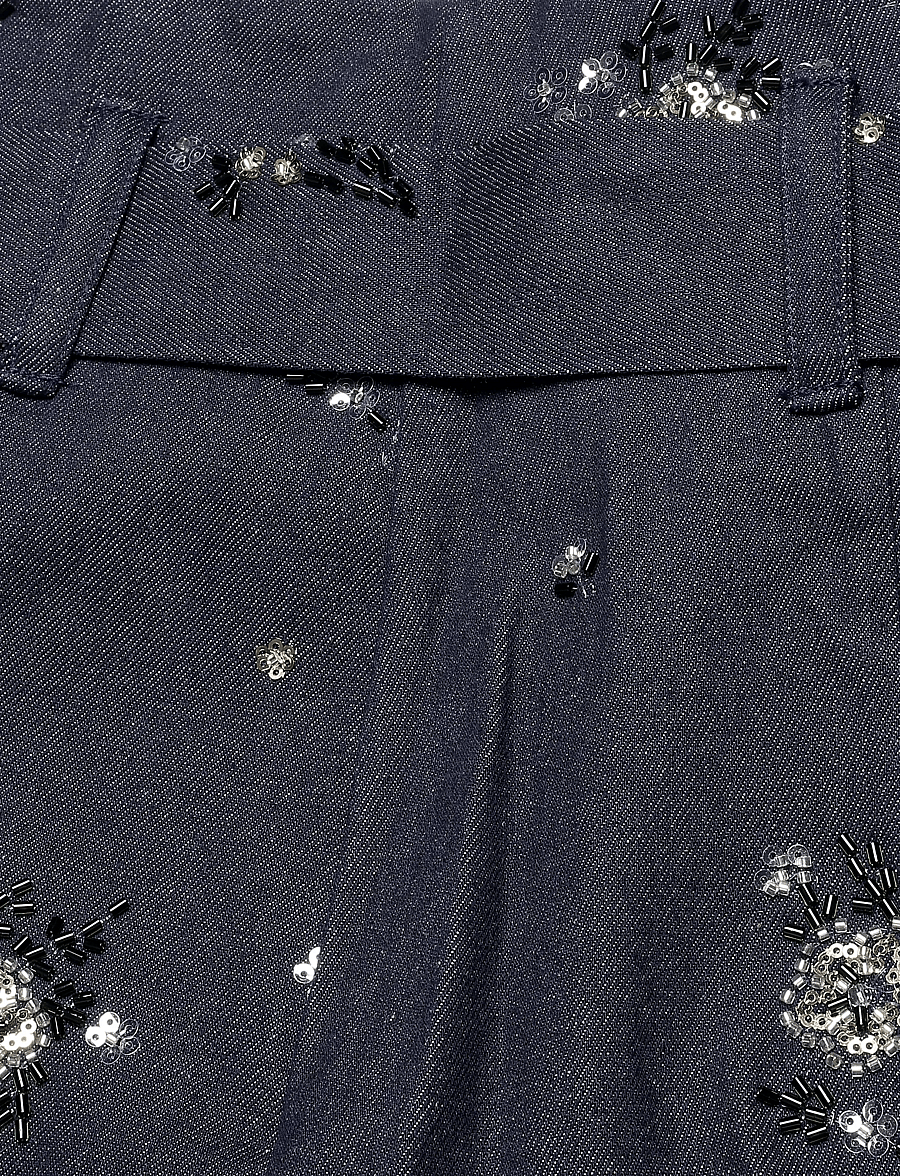 Ida Sjöstedt - SANDOVAL TROUSERS - hose mit geradem bein - dark blue - 3