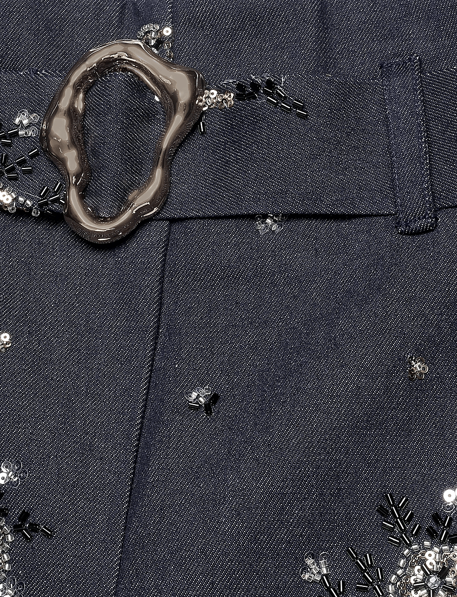 Ida Sjöstedt - SANDOVAL TROUSERS - hose mit geradem bein - dark blue - 4