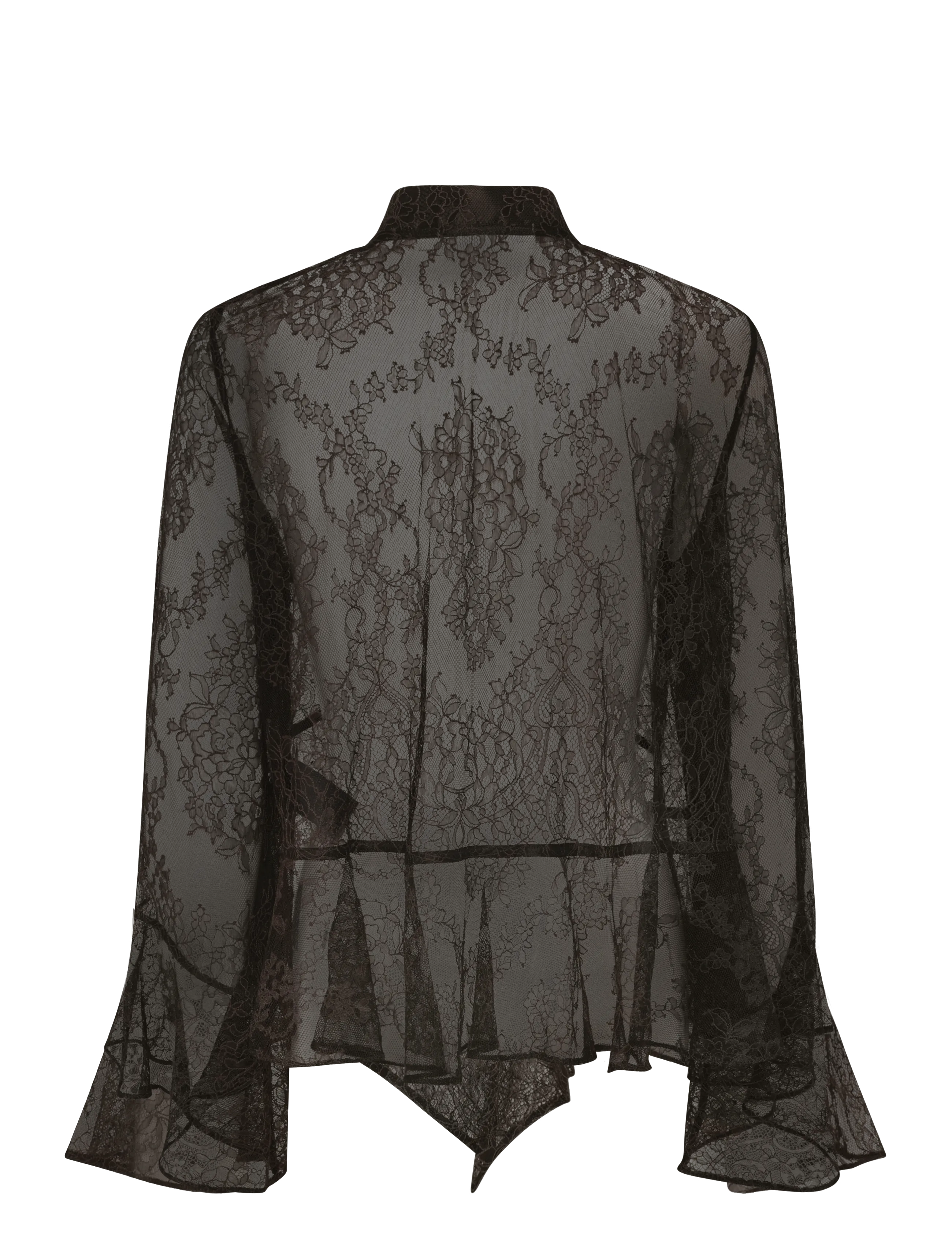 Ida Sjöstedt - ALLYSON BLOUSE - langærmede bluser - dark brown - 2