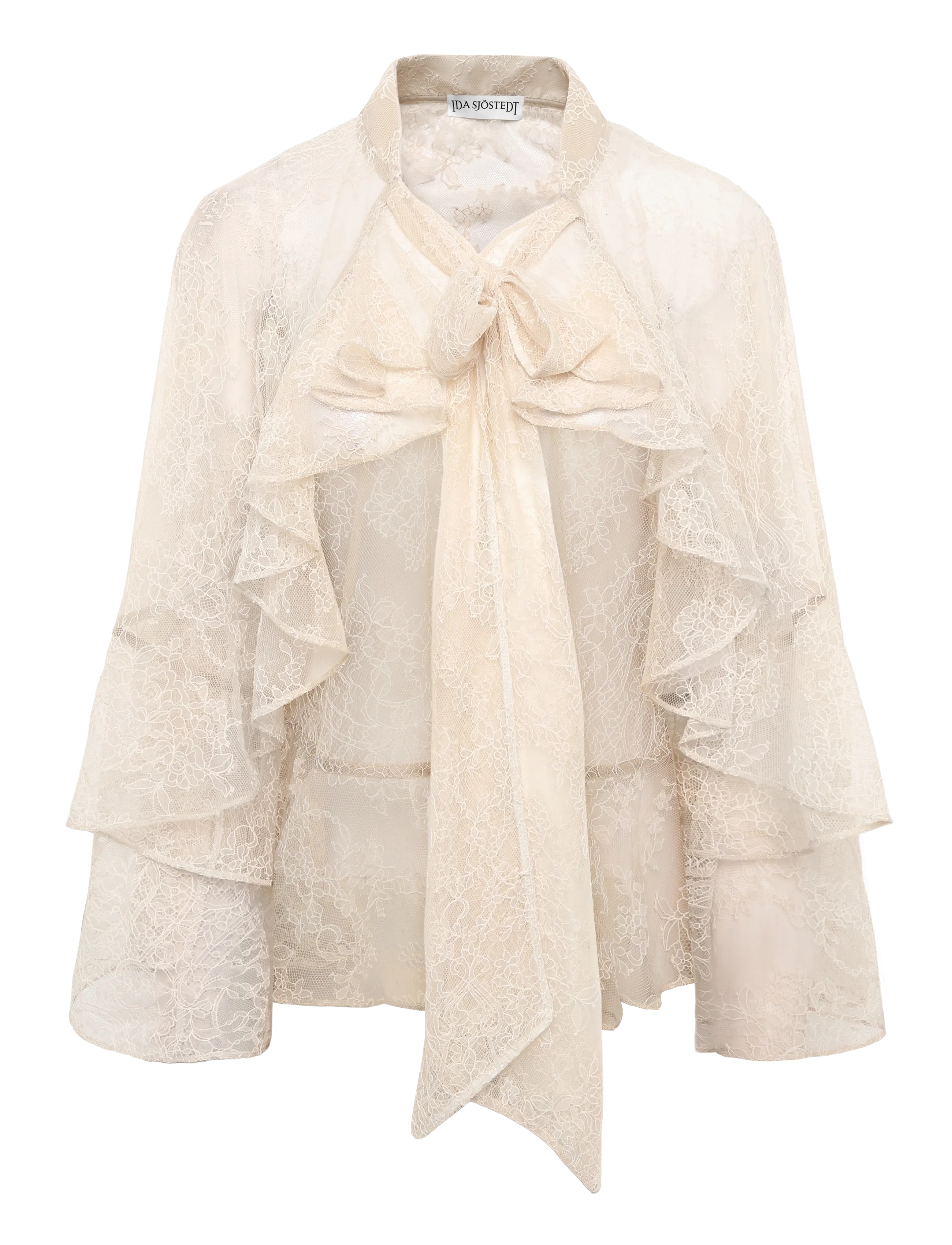 Ida Sjöstedt - ALLYSON BLOUSE - langärmelige blusen - light beige - 1