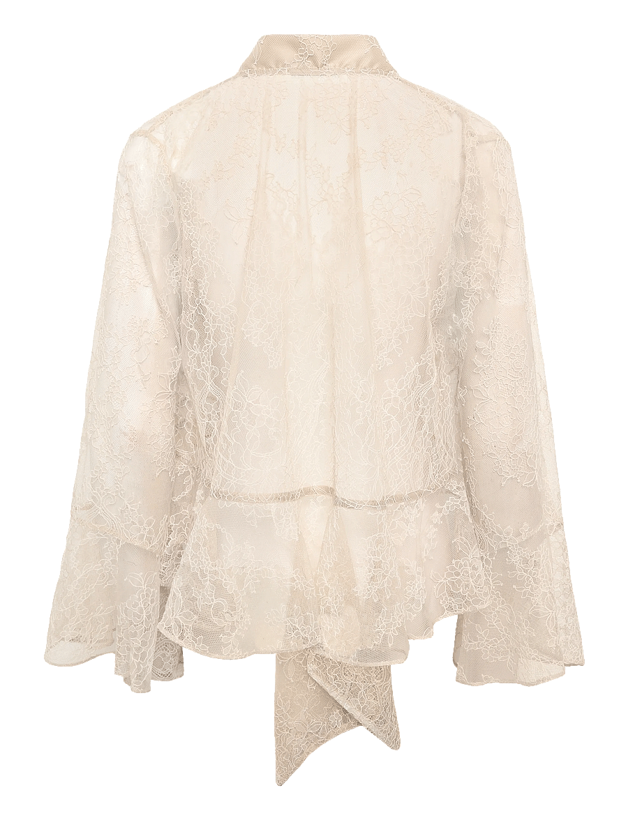 Ida Sjöstedt - ALLYSON BLOUSE - langärmelige blusen - light beige - 2