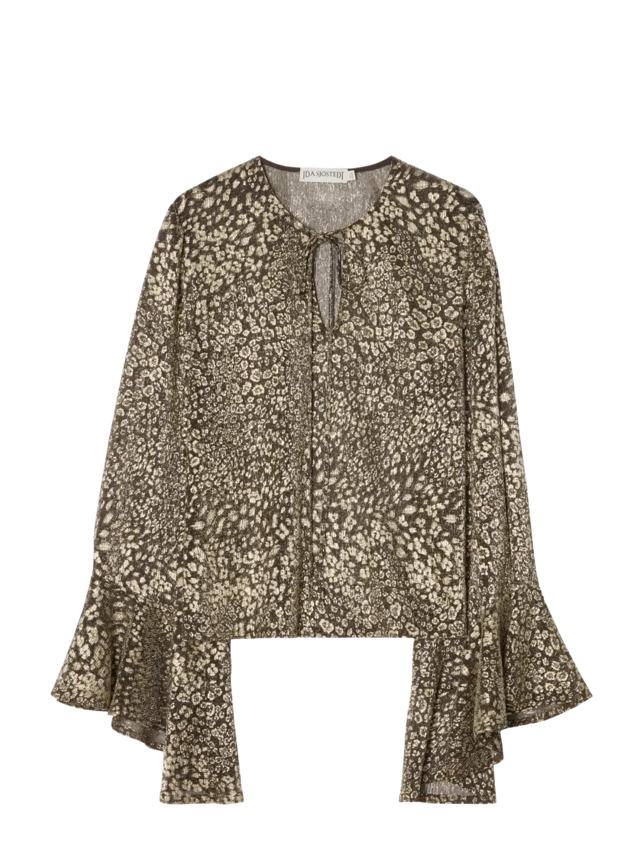 Ida Sjöstedt JENNIFER BLOUSE - Tøj - GOLD BROWN SHIMMER / brown