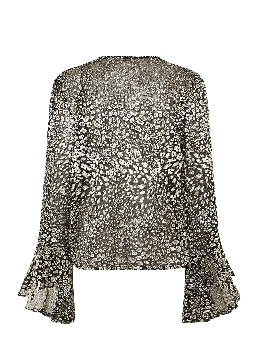 Ida Sjöstedt - JENNIFER BLOUSE - pitkähihaiset puserot - gold brown shimmer - 2