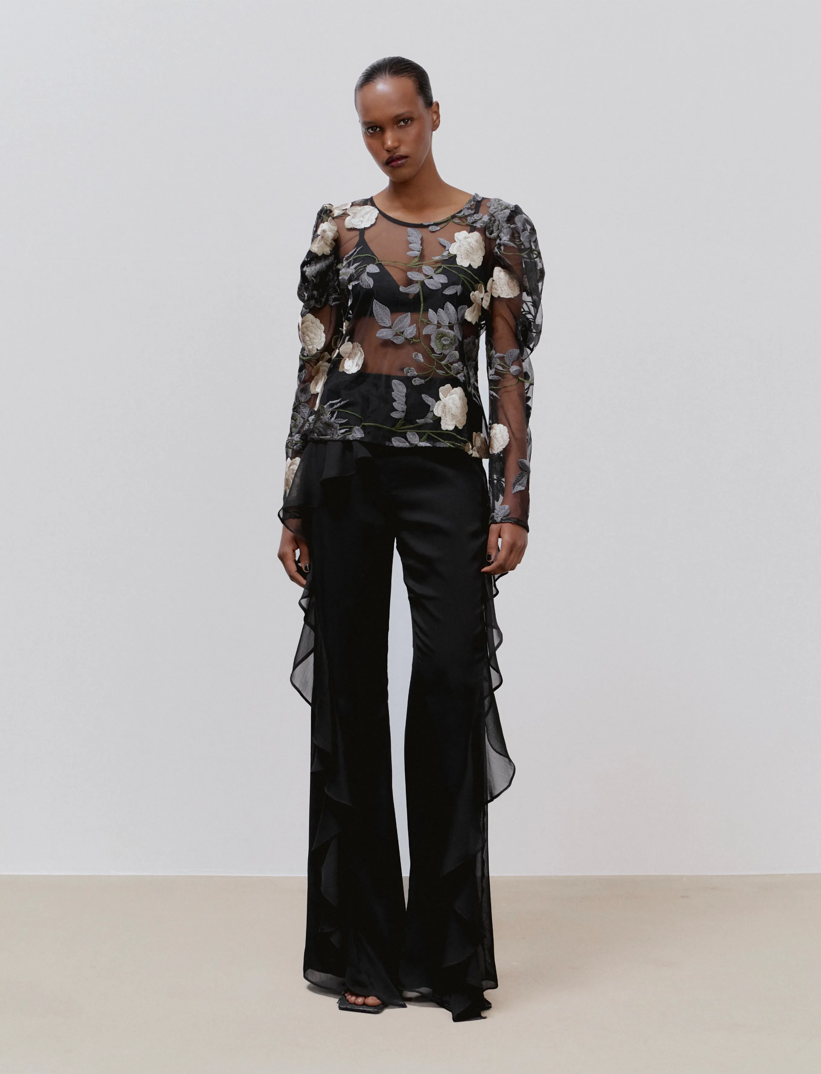 Ida Sjöstedt ELIANA TROUSERS - Mode trends - BLACK / black