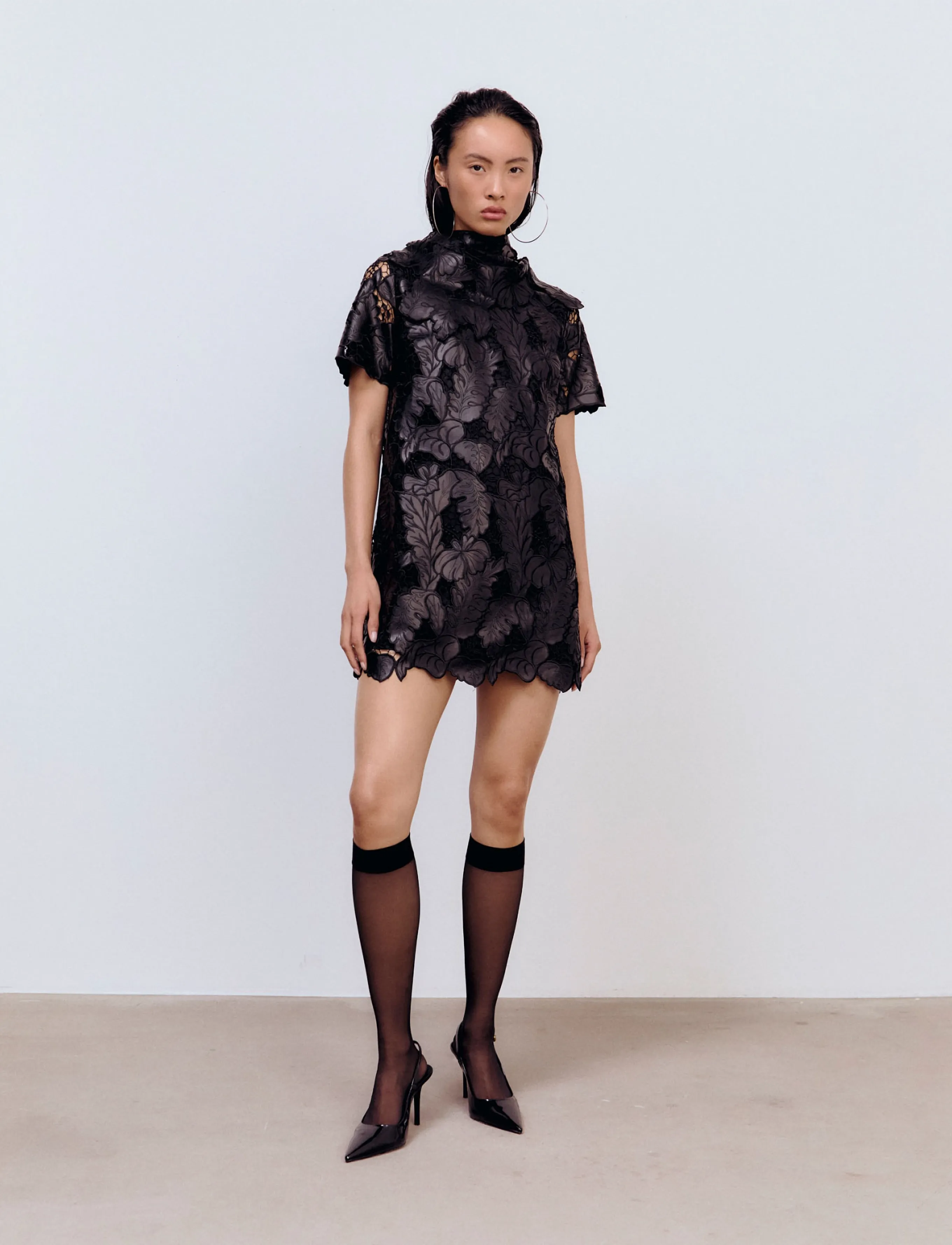 Ida Sjöstedt LAVERNE DRESS - Kleider - BLACK / black