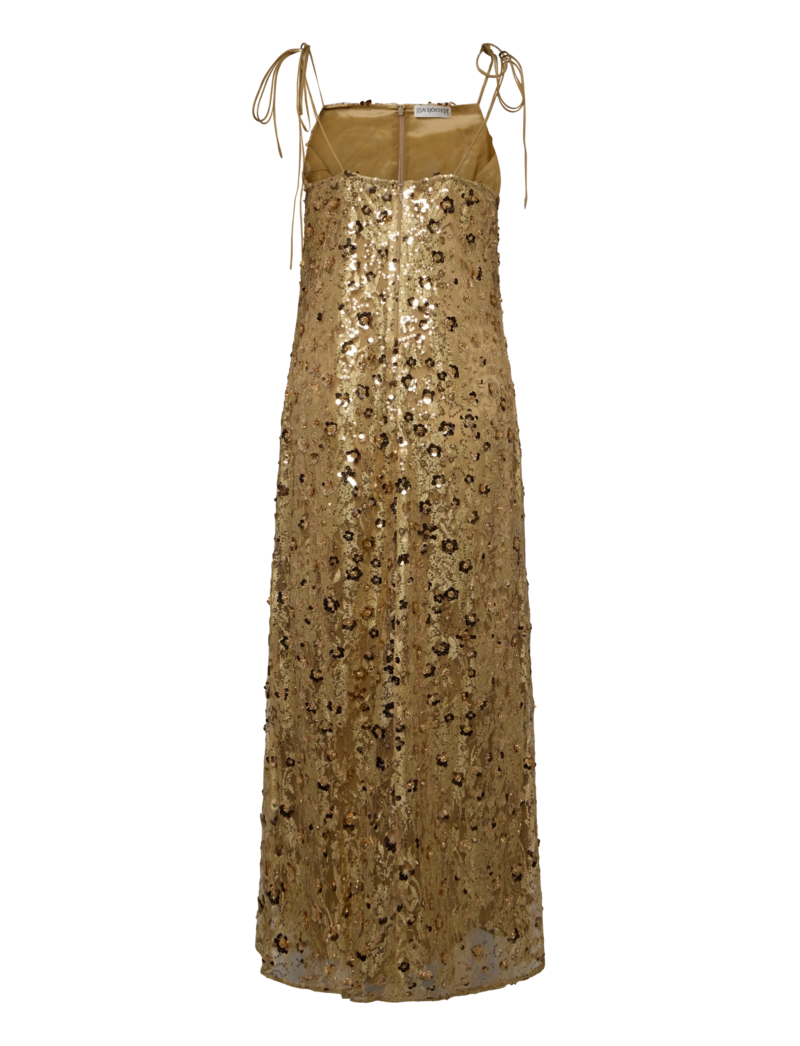 Ida Sjöstedt - L VERA DRESS - gold (lined) - 2