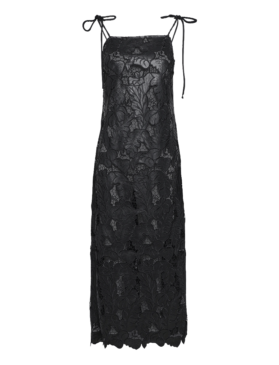 Ida Sjöstedt - VERA DRESS - spetsklänningar - black - 1