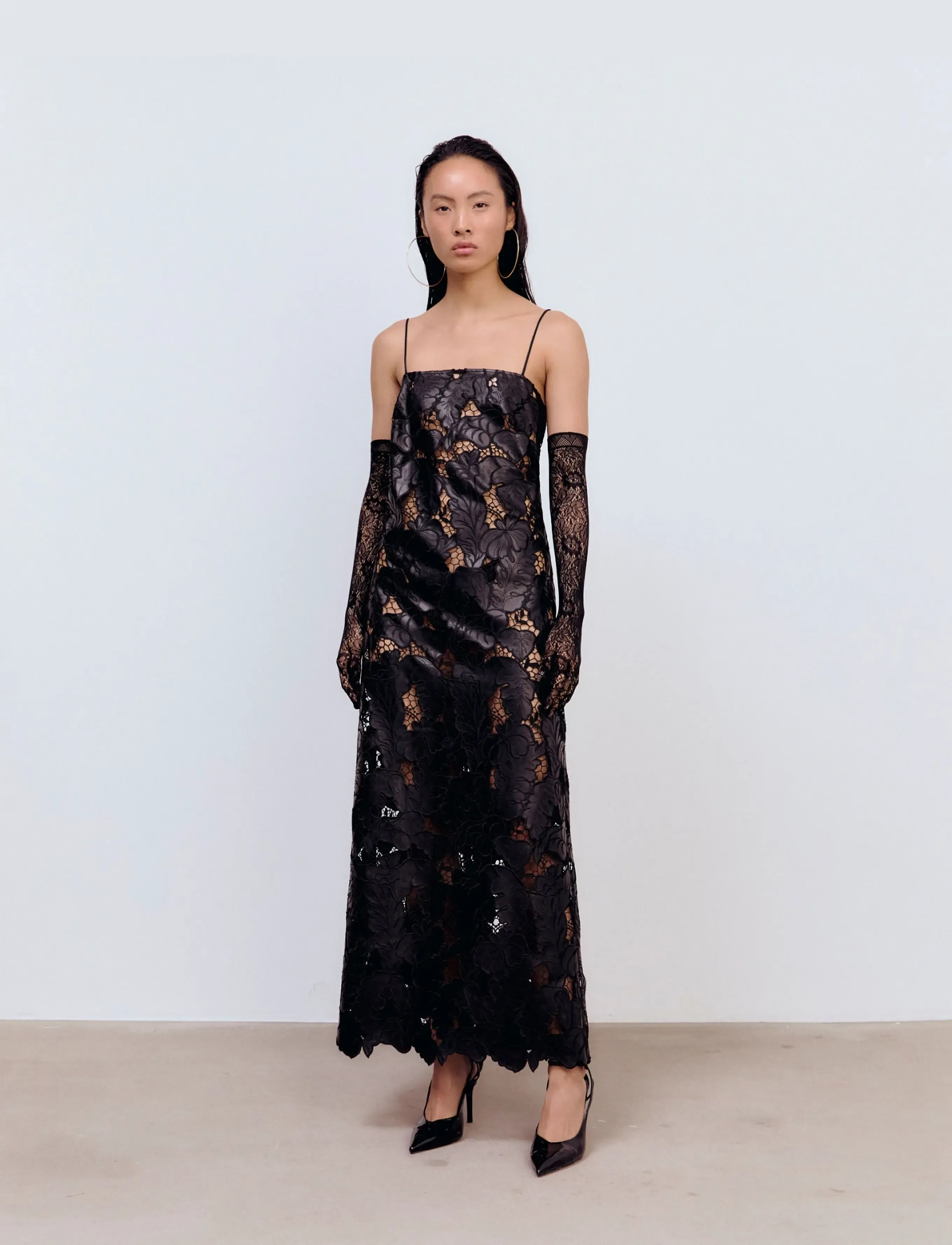 Ida Sjöstedt VERA DRESS - Kläder - BLACK / black