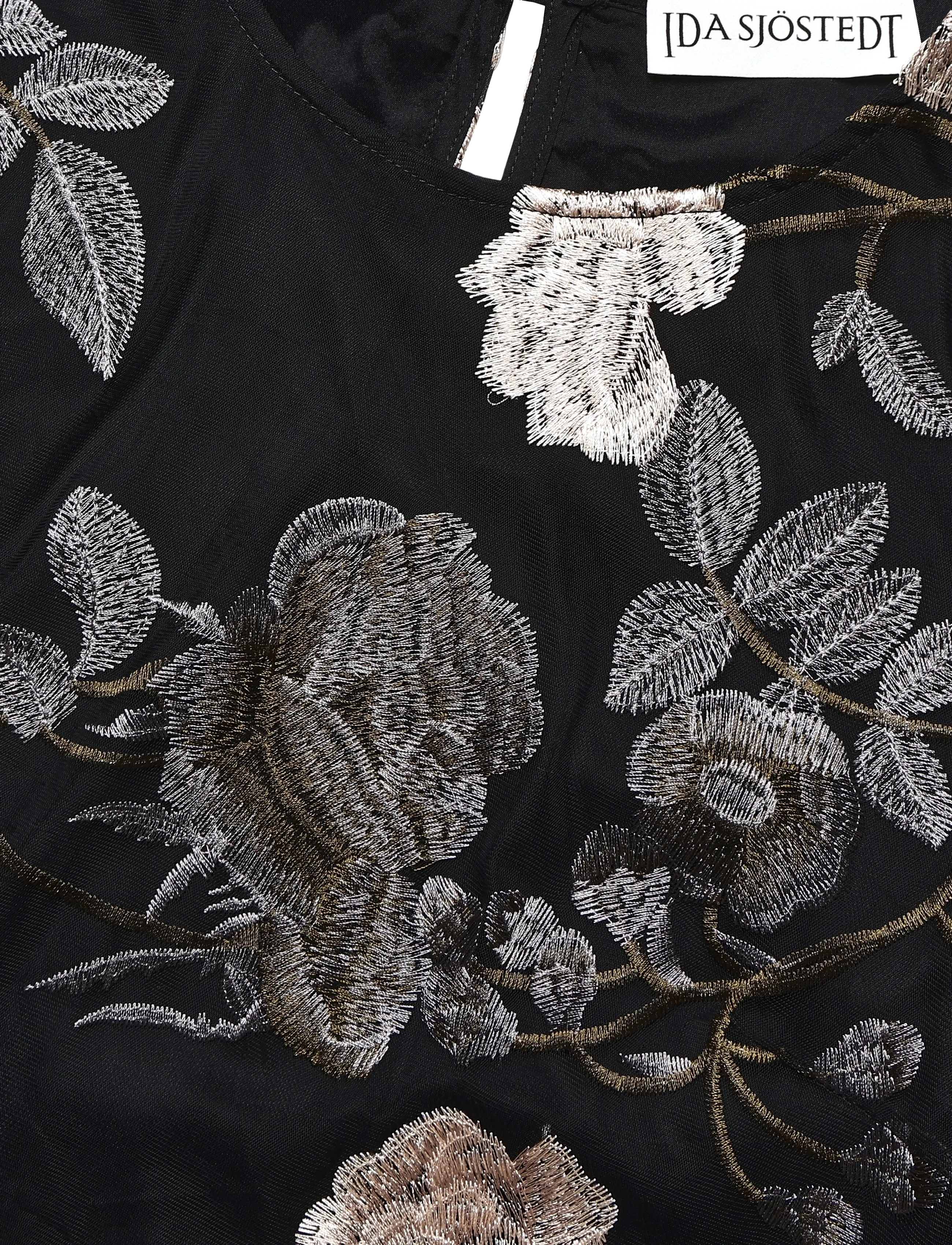 Ida Sjöstedt - L LUCY TOP - t-särgid - grey floral (lined) - 3