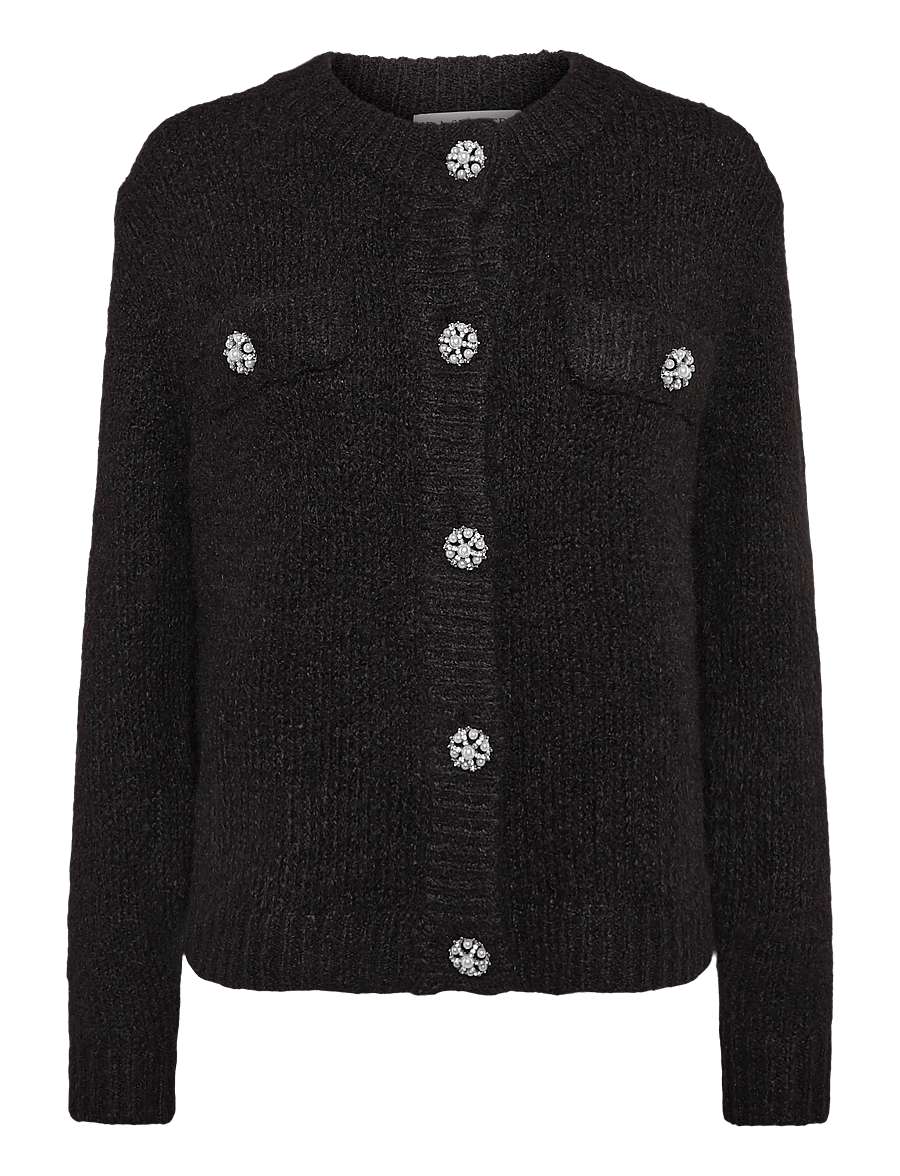 Ida Sjöstedt - JADEN CARDIGAN - strickjacken - brown black - 1