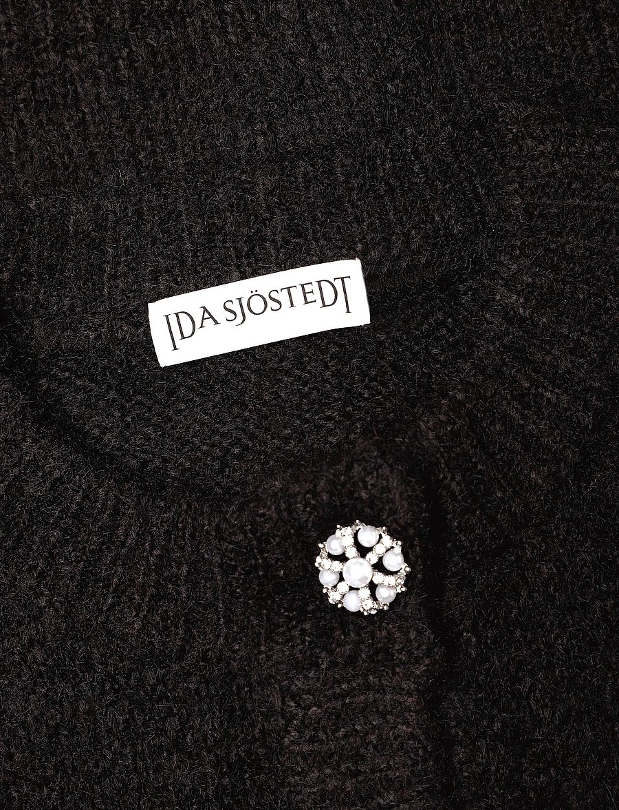 Ida Sjöstedt - JADEN CARDIGAN - strickjacken - brown black - 3