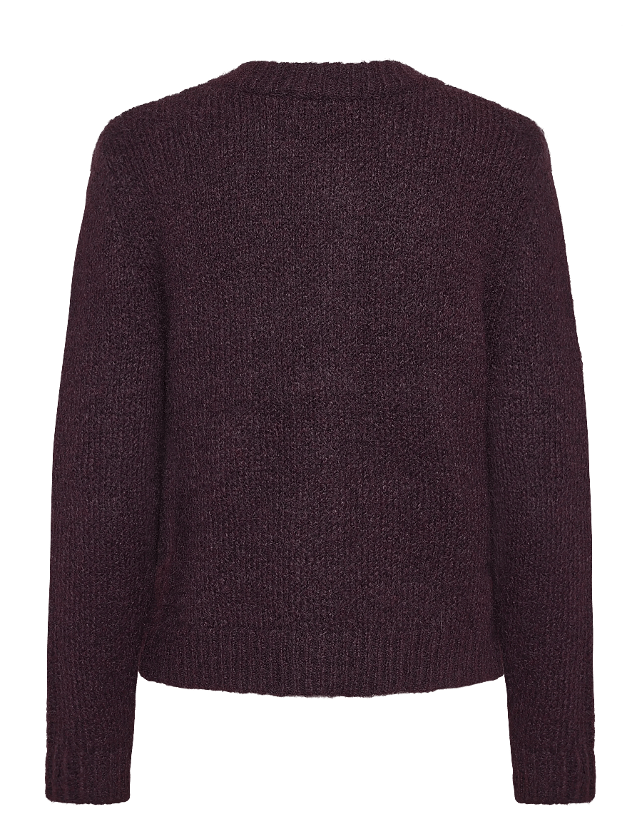 Ida Sjöstedt - JADEN CARDIGAN - koftor - burgundy - 2