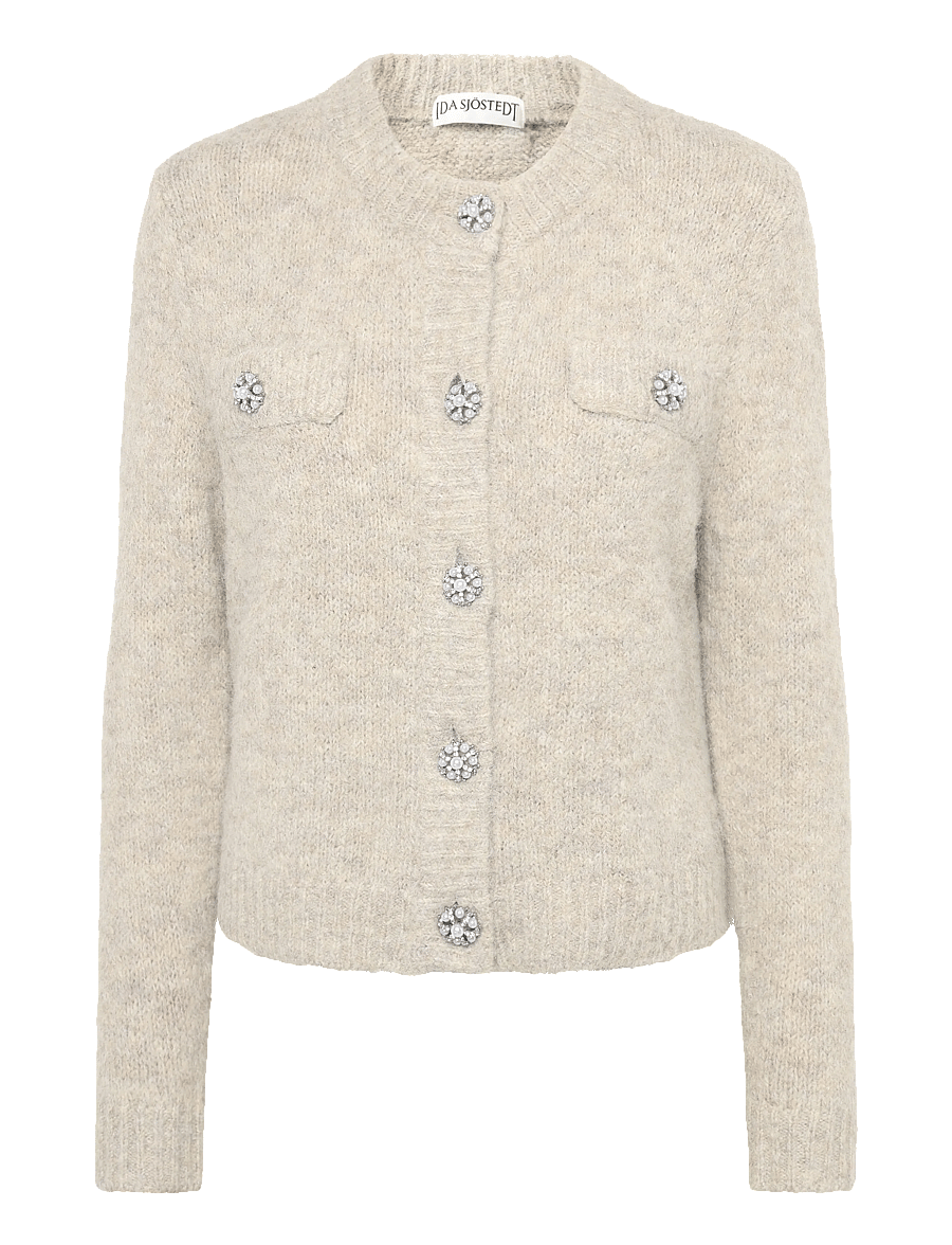 Ida Sjöstedt - JADEN CARDIGAN - kardiganid - light beige - 1